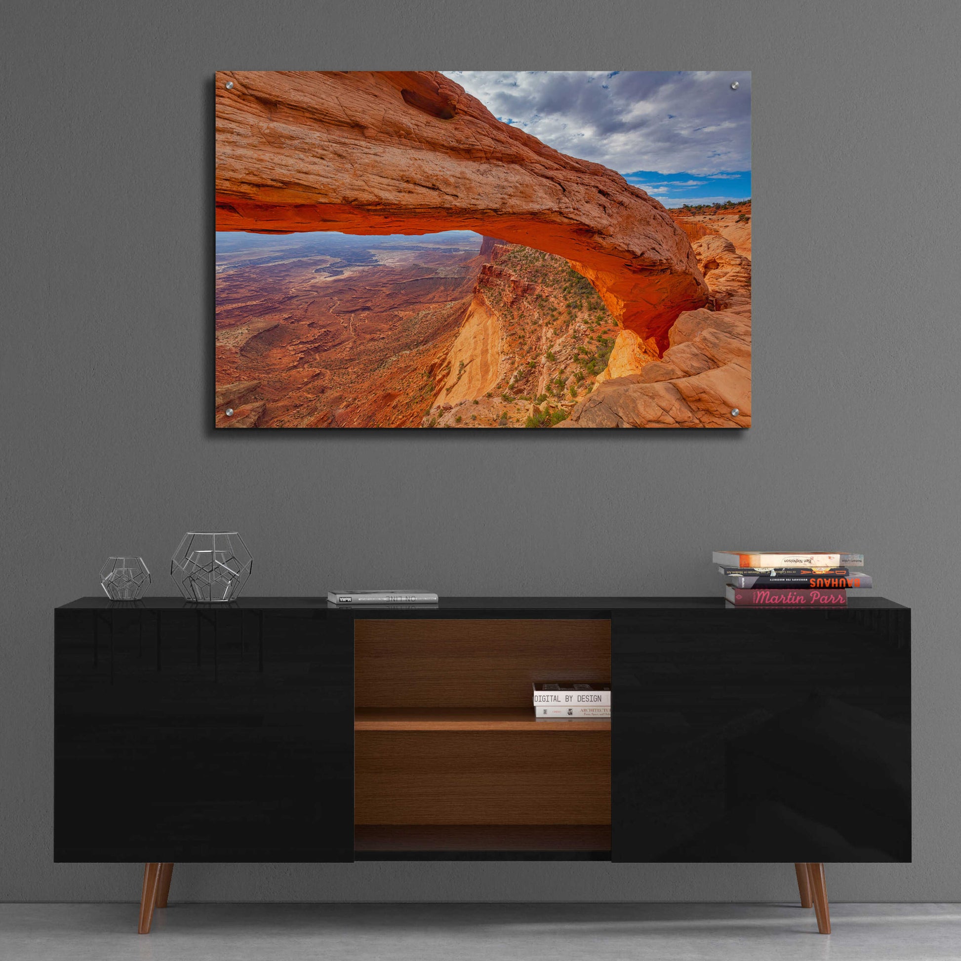 Epic Art 'Mesa's Drop - Canyonlands National Park' by Darren White, Acrylic Glass Wall Art,36x24