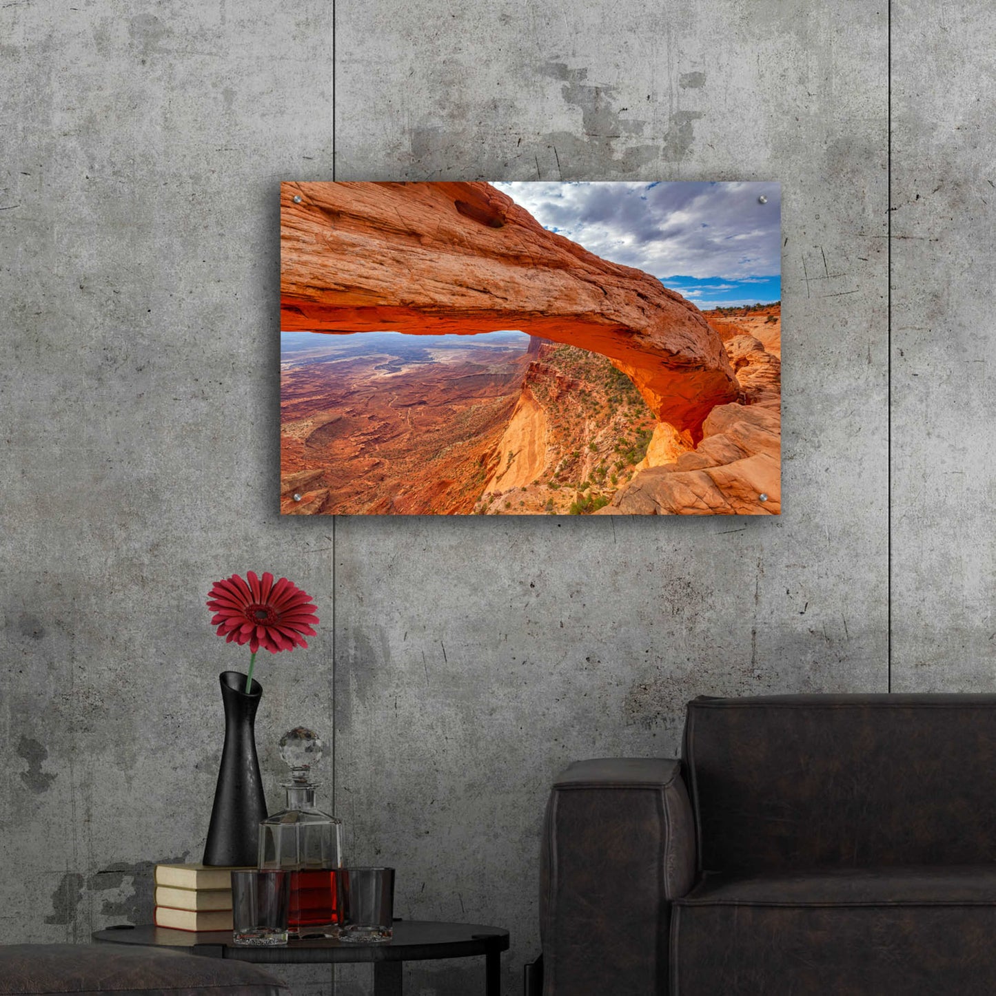 Epic Art 'Mesa's Drop - Canyonlands National Park' by Darren White, Acrylic Glass Wall Art,36x24