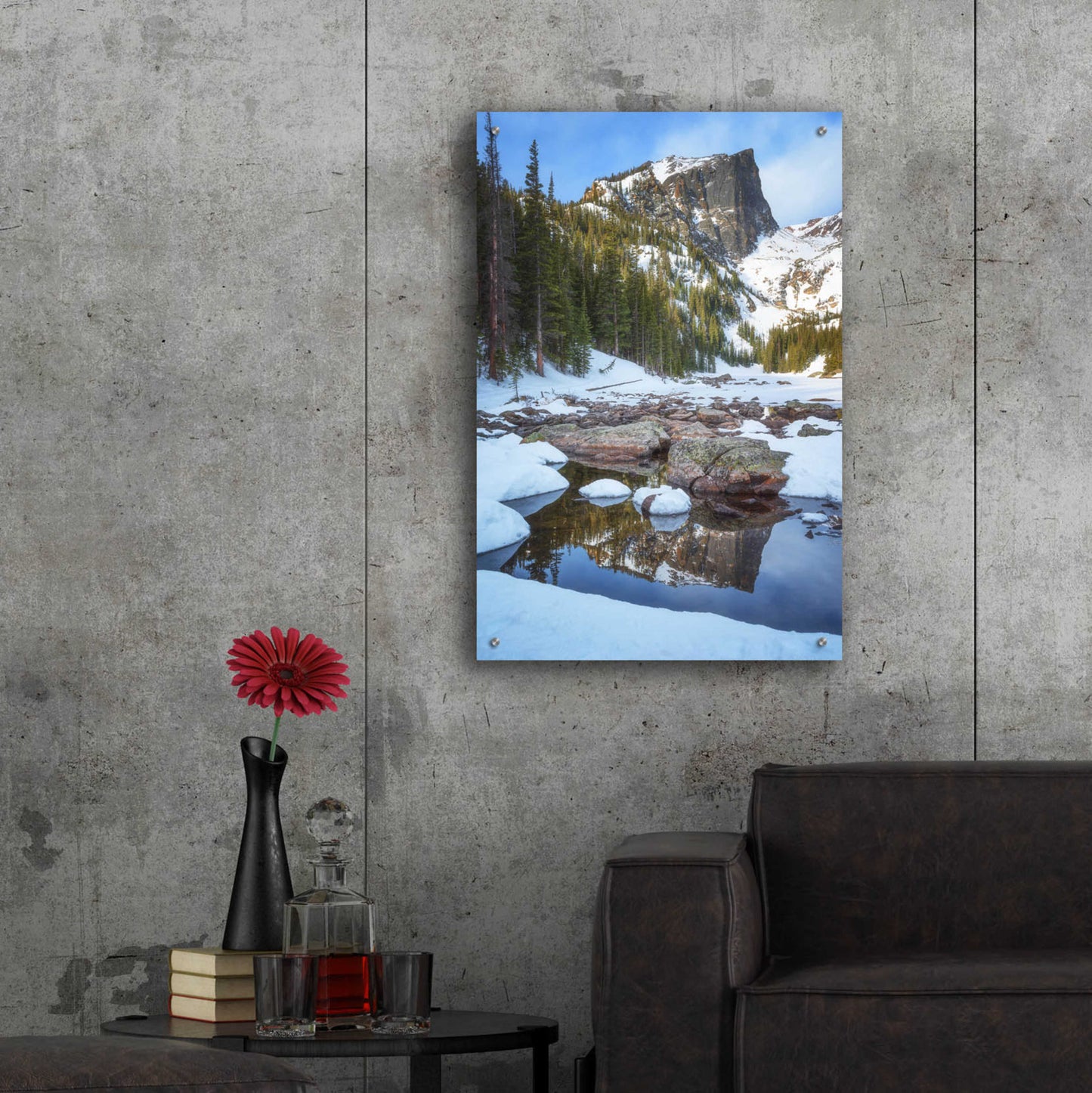 Epic Art 'Morning Dreams - Rocky Mountain National Park' by Darren White, Acrylic Glass Wall Art,24x36