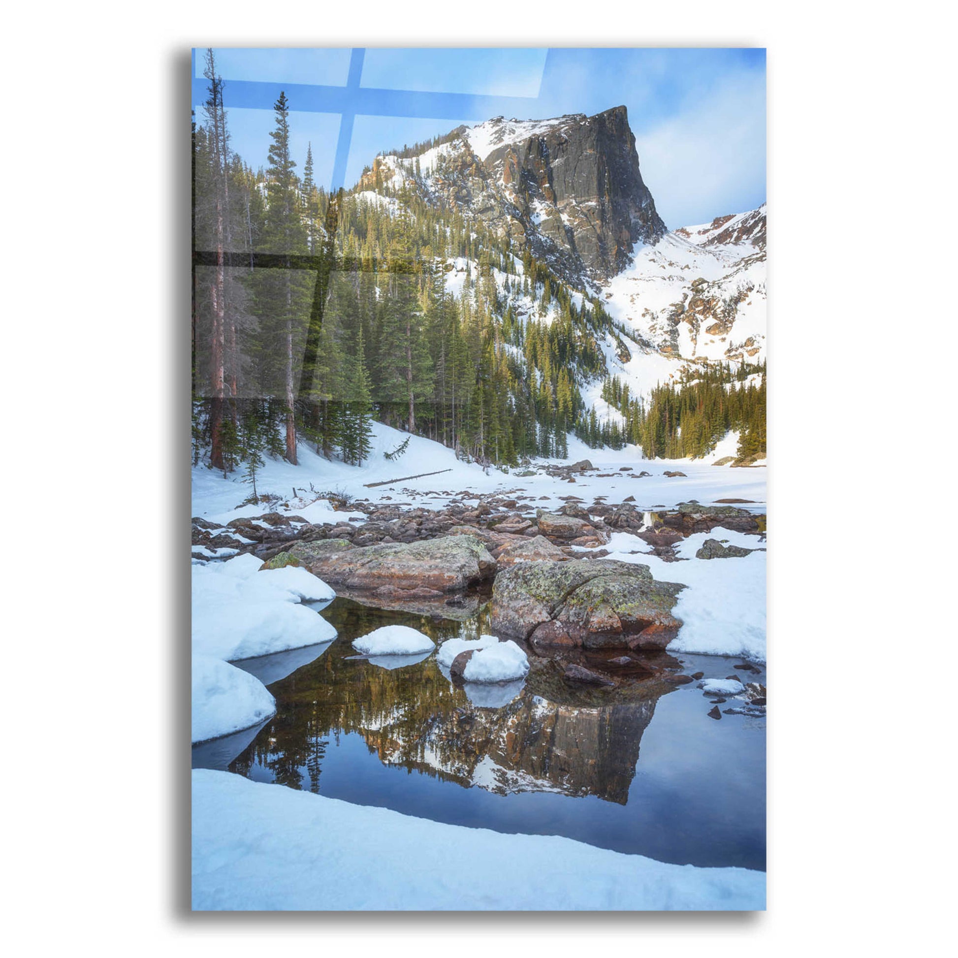 Epic Art 'Morning Dreams - Rocky Mountain National Park' by Darren White, Acrylic Glass Wall Art