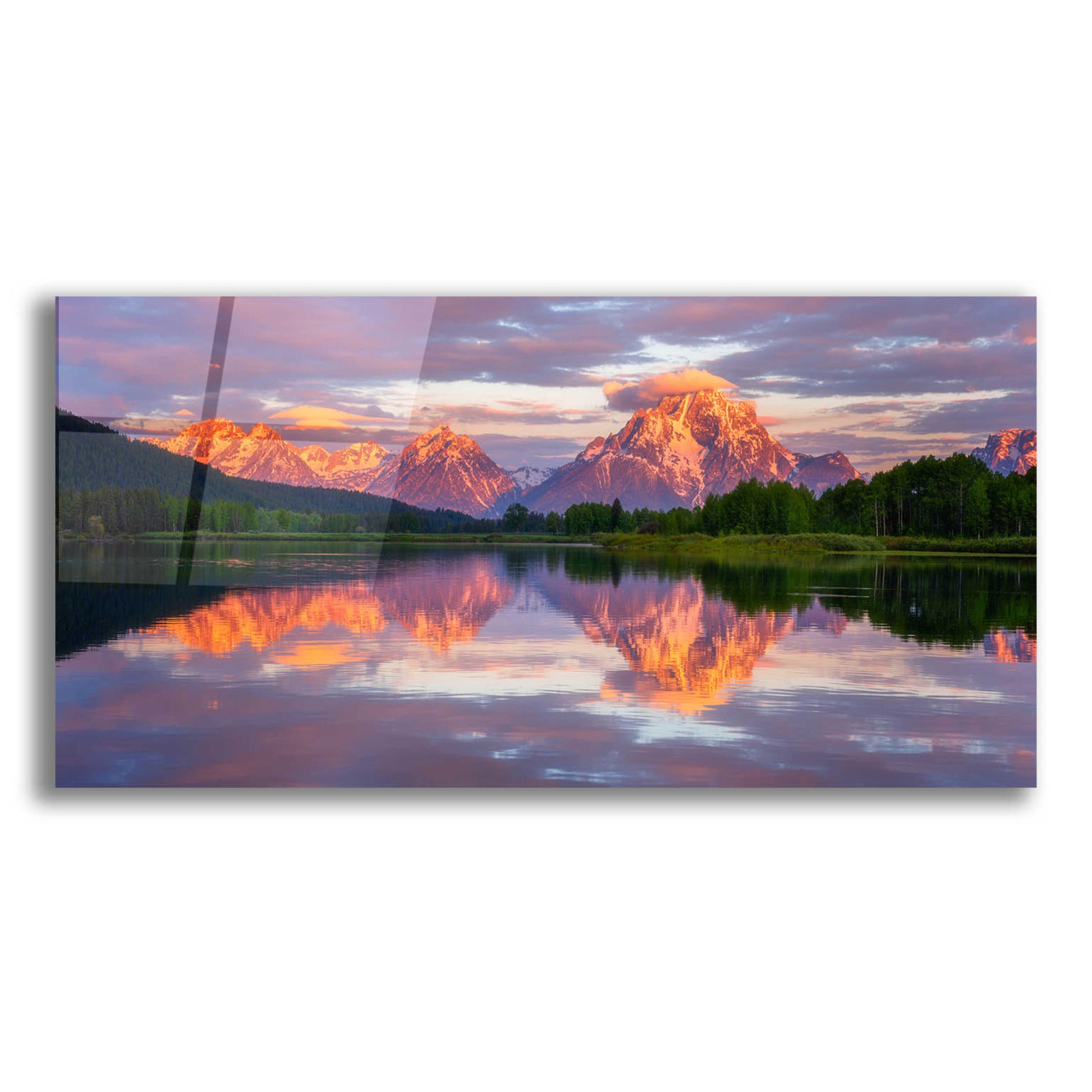 Epic Art 'Oxbow Magic - Grand Teton National Park' by Darren White, Acrylic Glass Wall Art