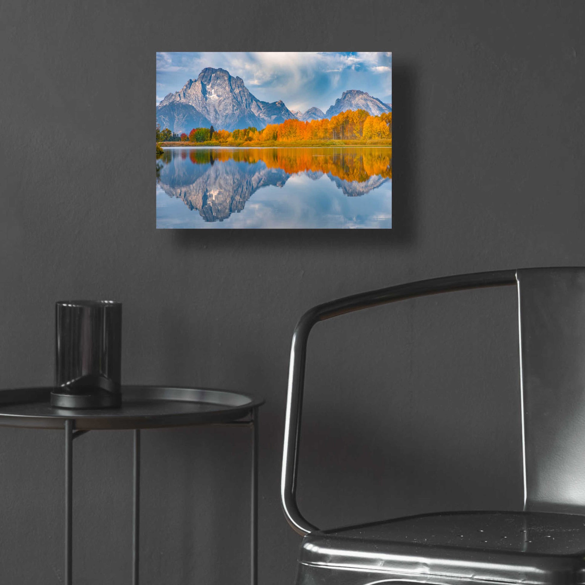 Epic Art 'Oxbows Autumn - Grand Teton National Park' by Darren White, Acrylic Glass Wall Art,16x12