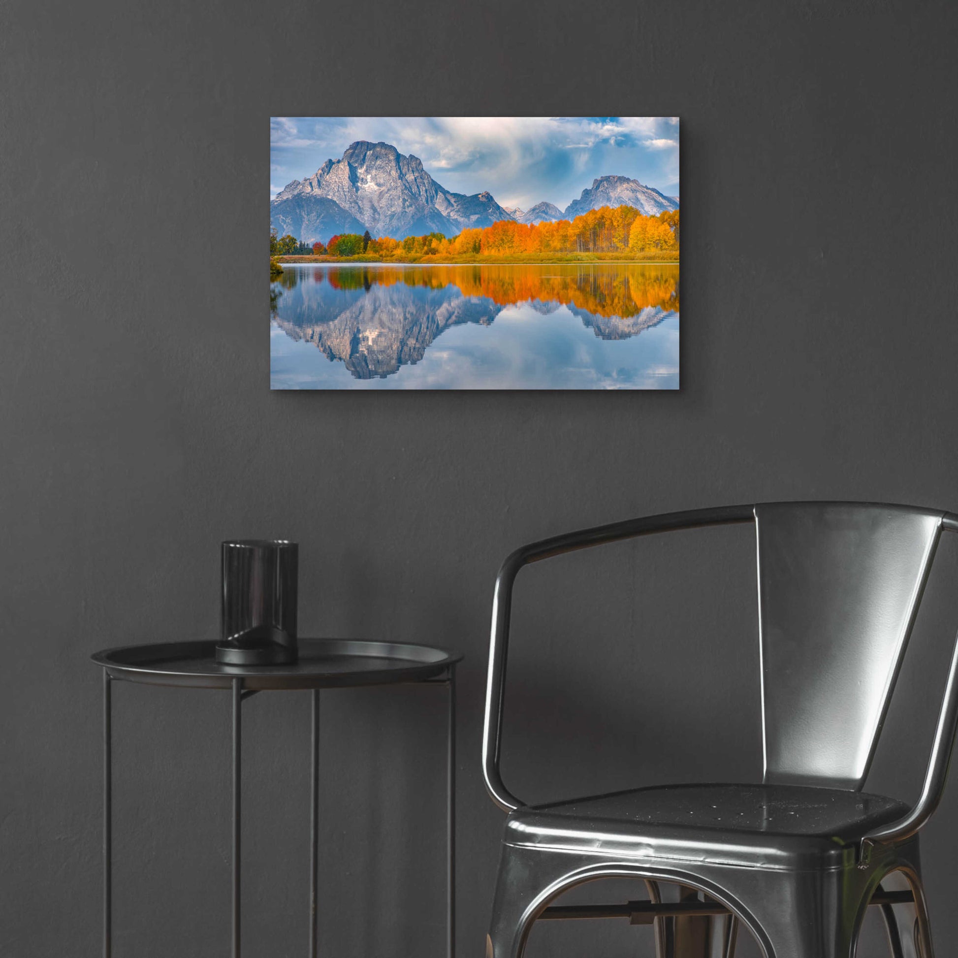 Epic Art 'Oxbows Autumn - Grand Teton National Park' by Darren White, Acrylic Glass Wall Art,24x16