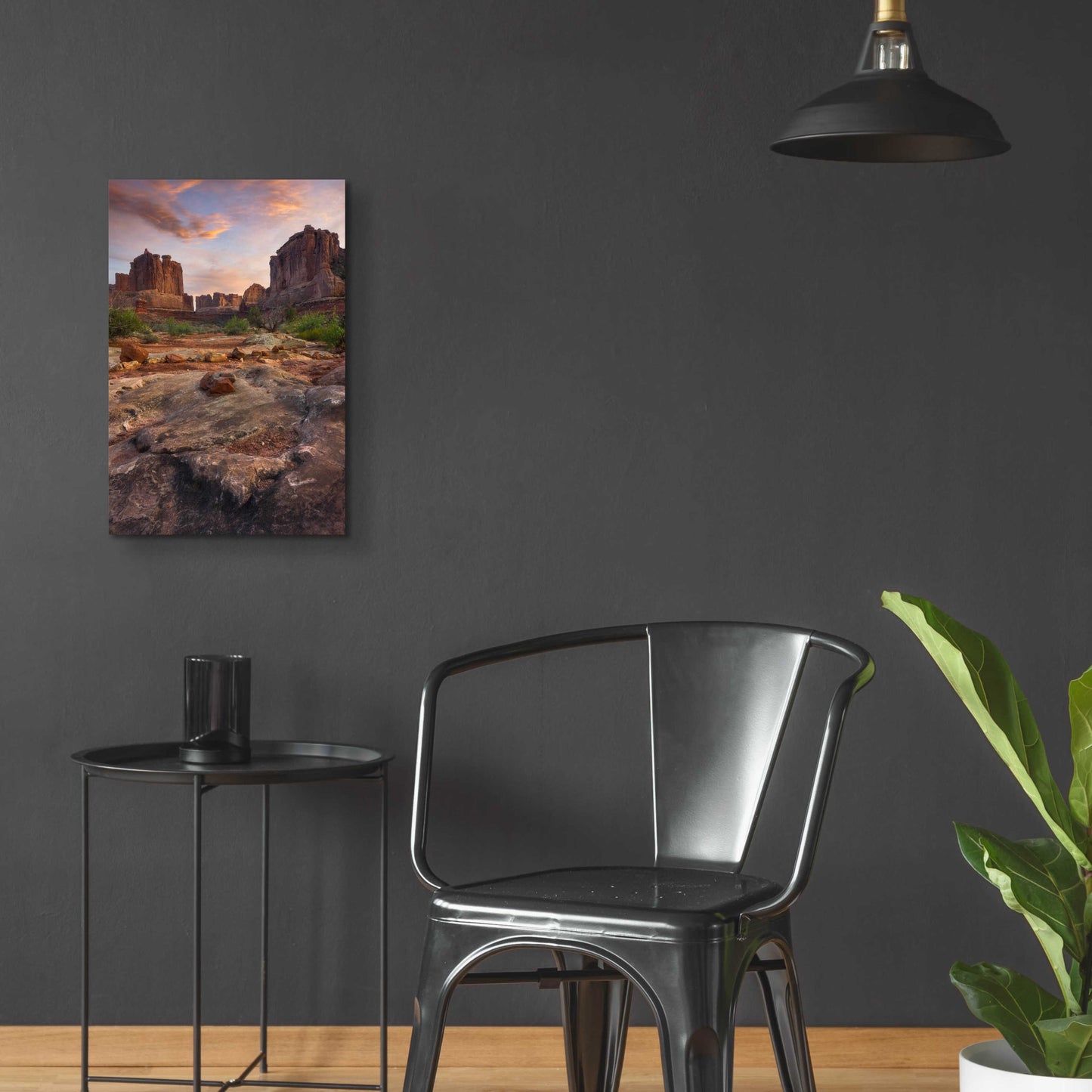 Epic Art 'Park Avenue Sunset - Arches National Park' by Darren White, Acrylic Glass Wall Art,16x24