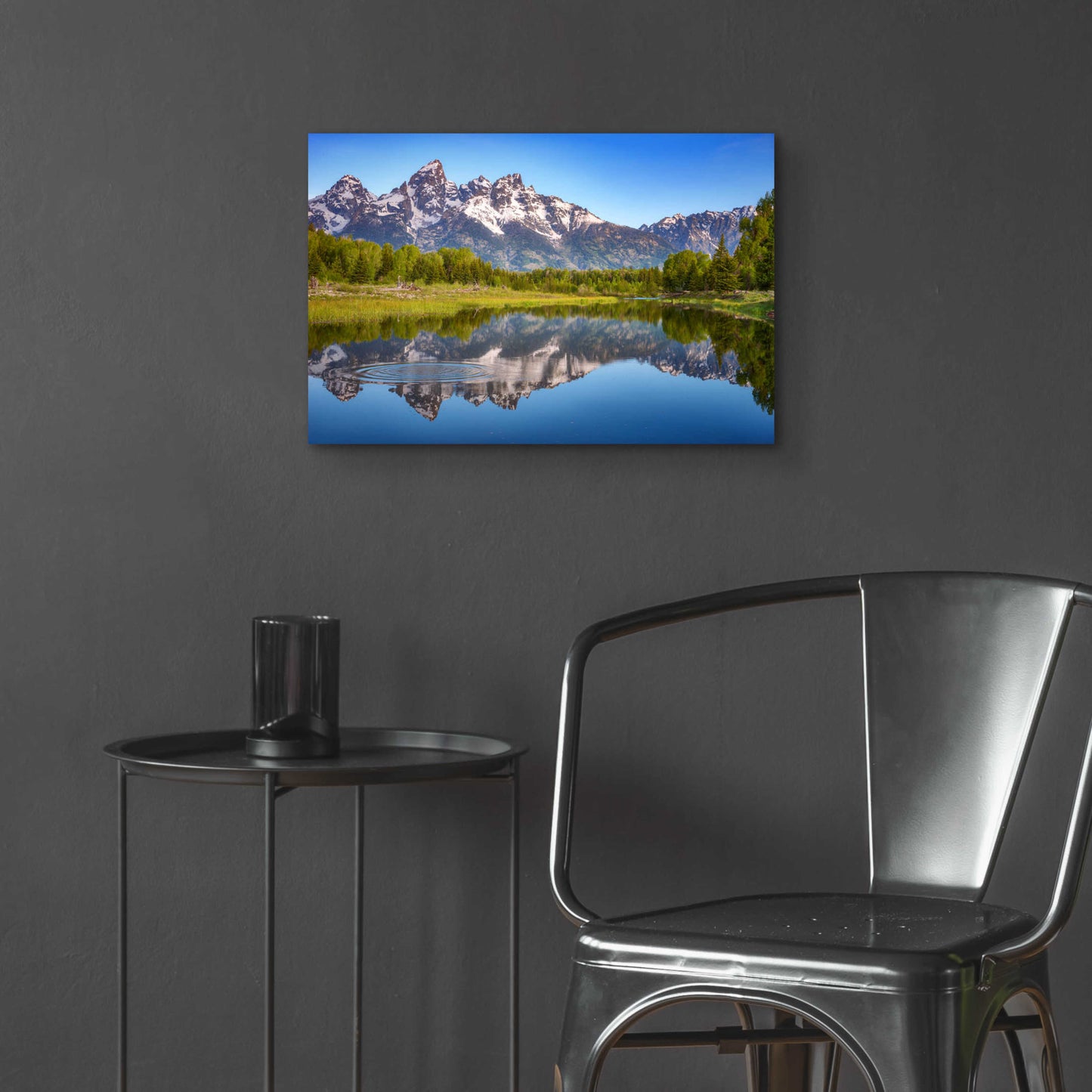 Epic Art 'Ripples in the Tetons - Grand Teton National Park' by Darren White, Acrylic Glass Wall Art,24x16