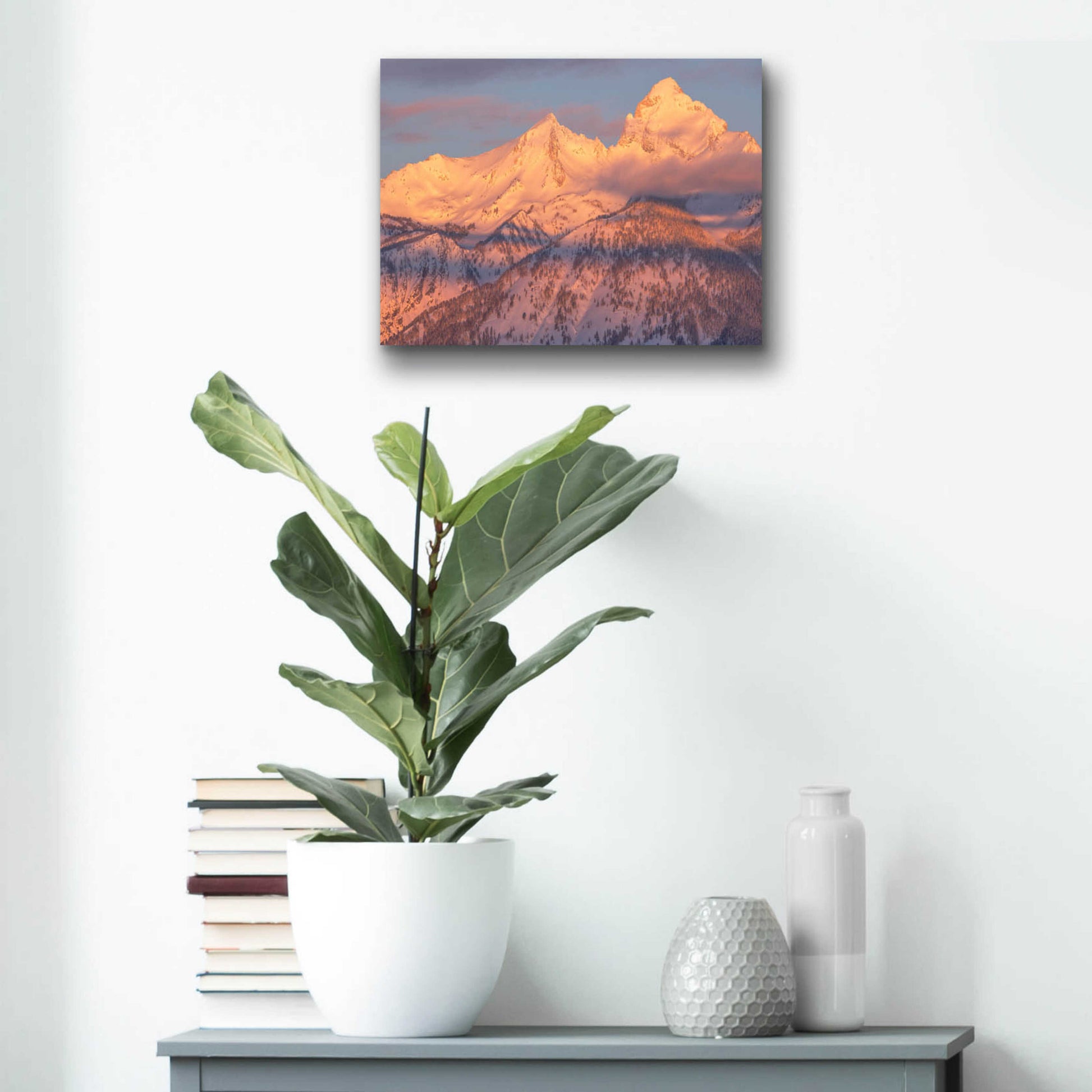 Epic Art 'Rise Above - Grand Teton National Park' by Darren White, Acrylic Glass Wall Art,16x12