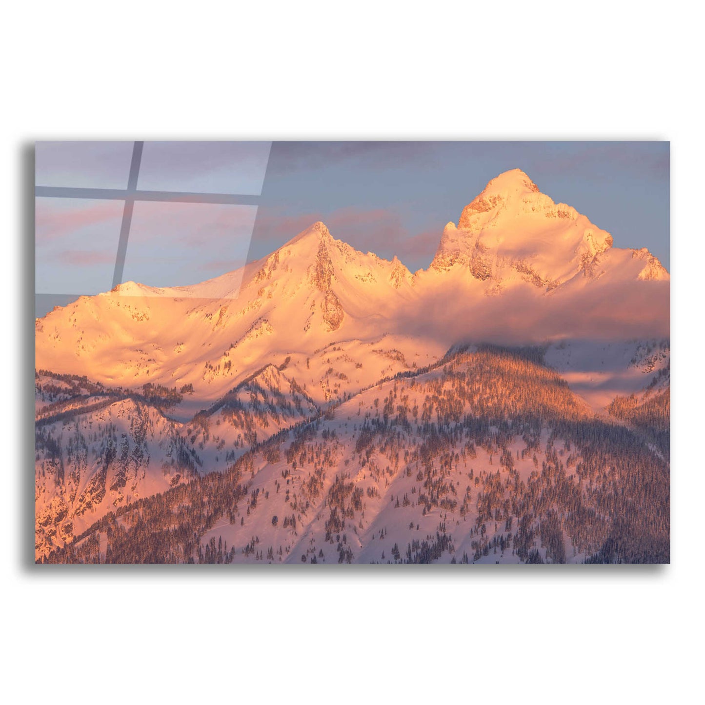 Epic Art 'Rise Above - Grand Teton National Park' by Darren White, Acrylic Glass Wall Art,24x16