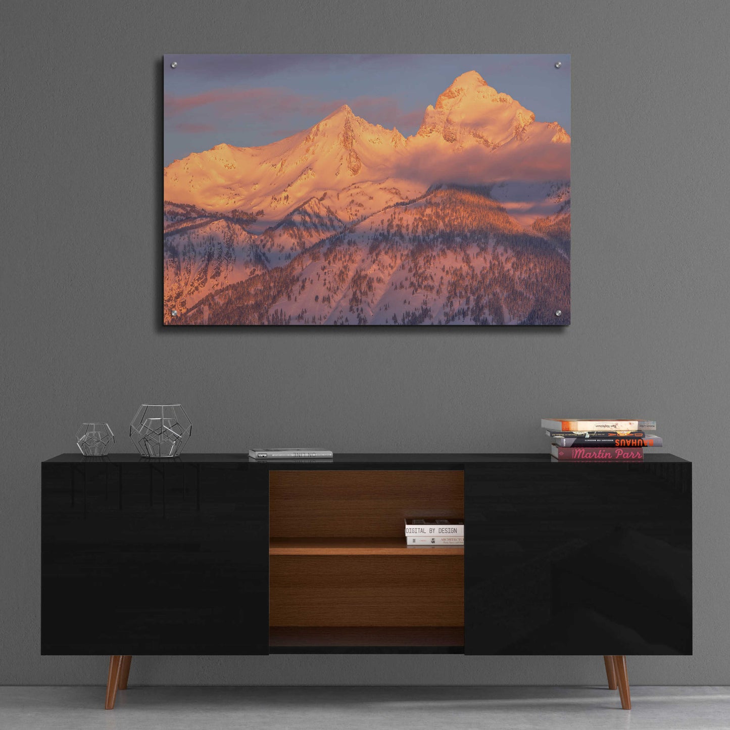 Epic Art 'Rise Above - Grand Teton National Park' by Darren White, Acrylic Glass Wall Art,36x24