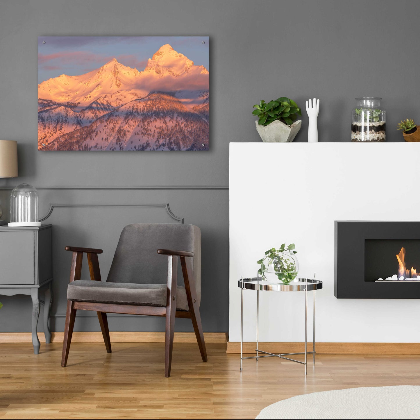 Epic Art 'Rise Above - Grand Teton National Park' by Darren White, Acrylic Glass Wall Art,36x24