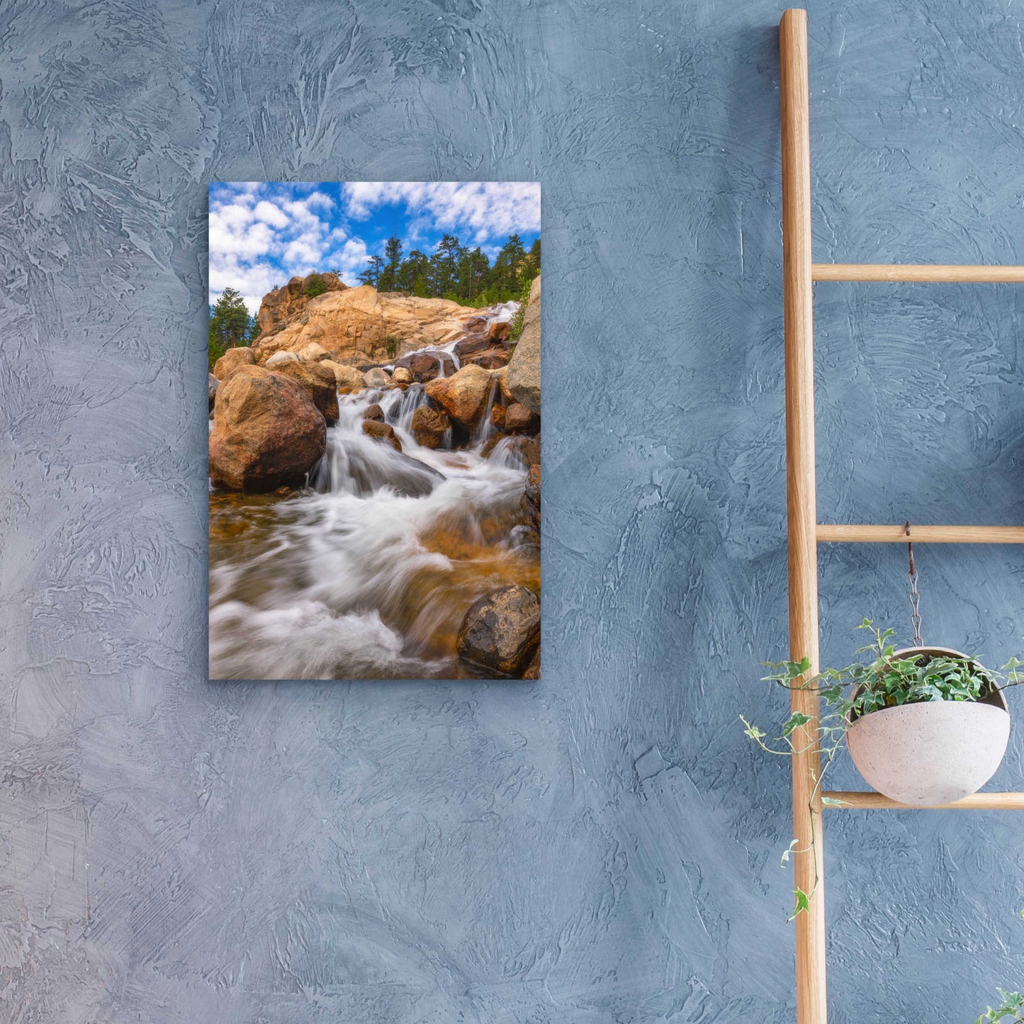 Epic Art 'Rocky Mountain Flow - Rocky Mountain National Park' by Darren White, Acrylic Glass Wall Art,16x24