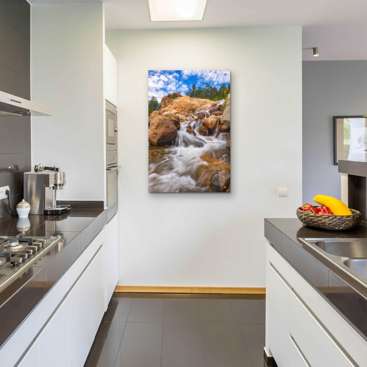 Epic Art 'Rocky Mountain Flow - Rocky Mountain National Park' by Darren White, Acrylic Glass Wall Art,24x36