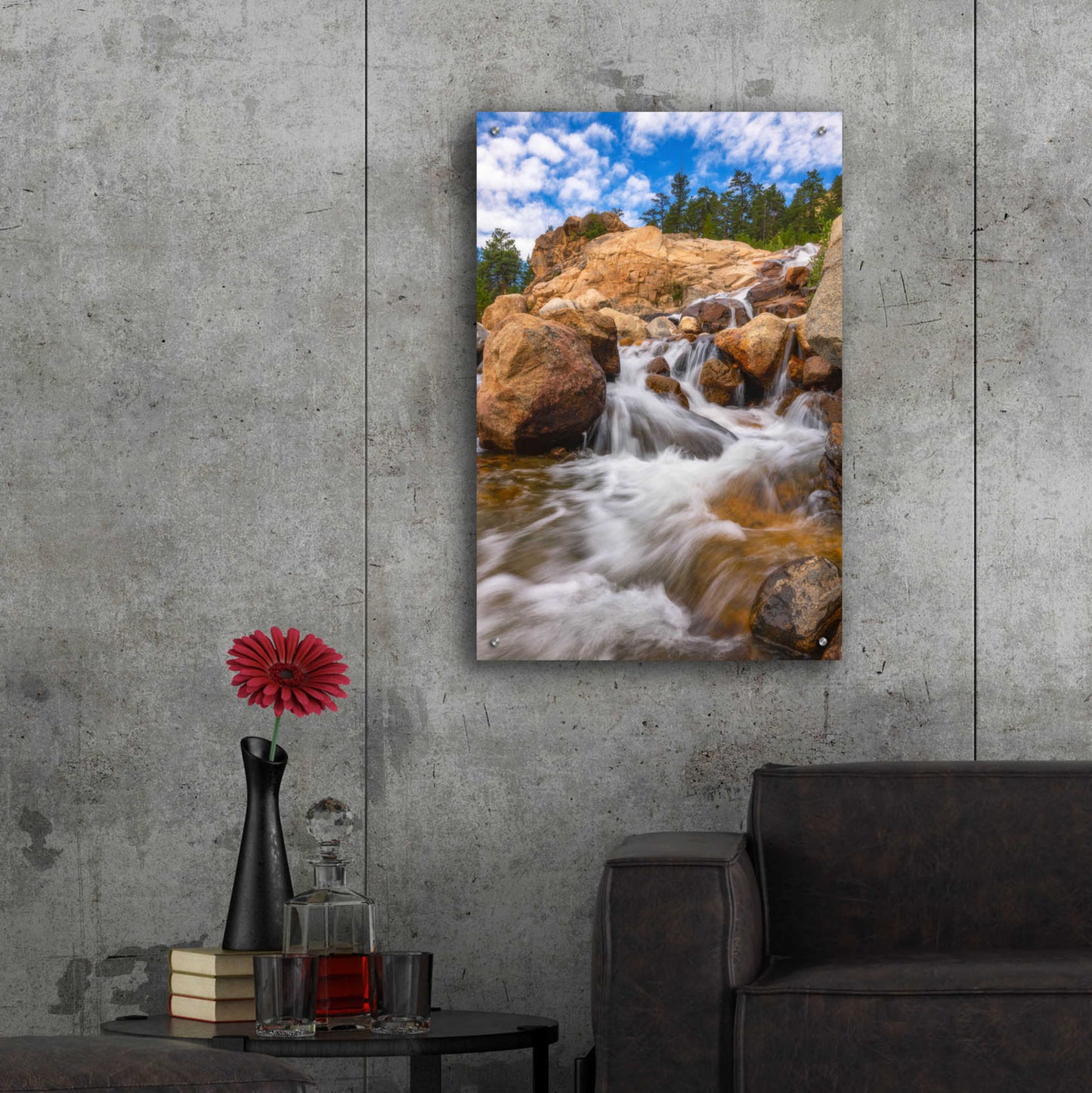 Epic Art 'Rocky Mountain Flow - Rocky Mountain National Park' by Darren White, Acrylic Glass Wall Art,24x36