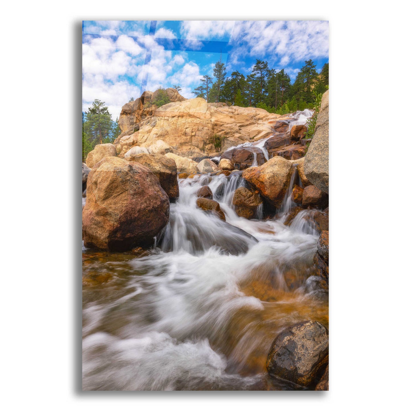 Epic Art 'Rocky Mountain Flow - Rocky Mountain National Park' by Darren White, Acrylic Glass Wall Art