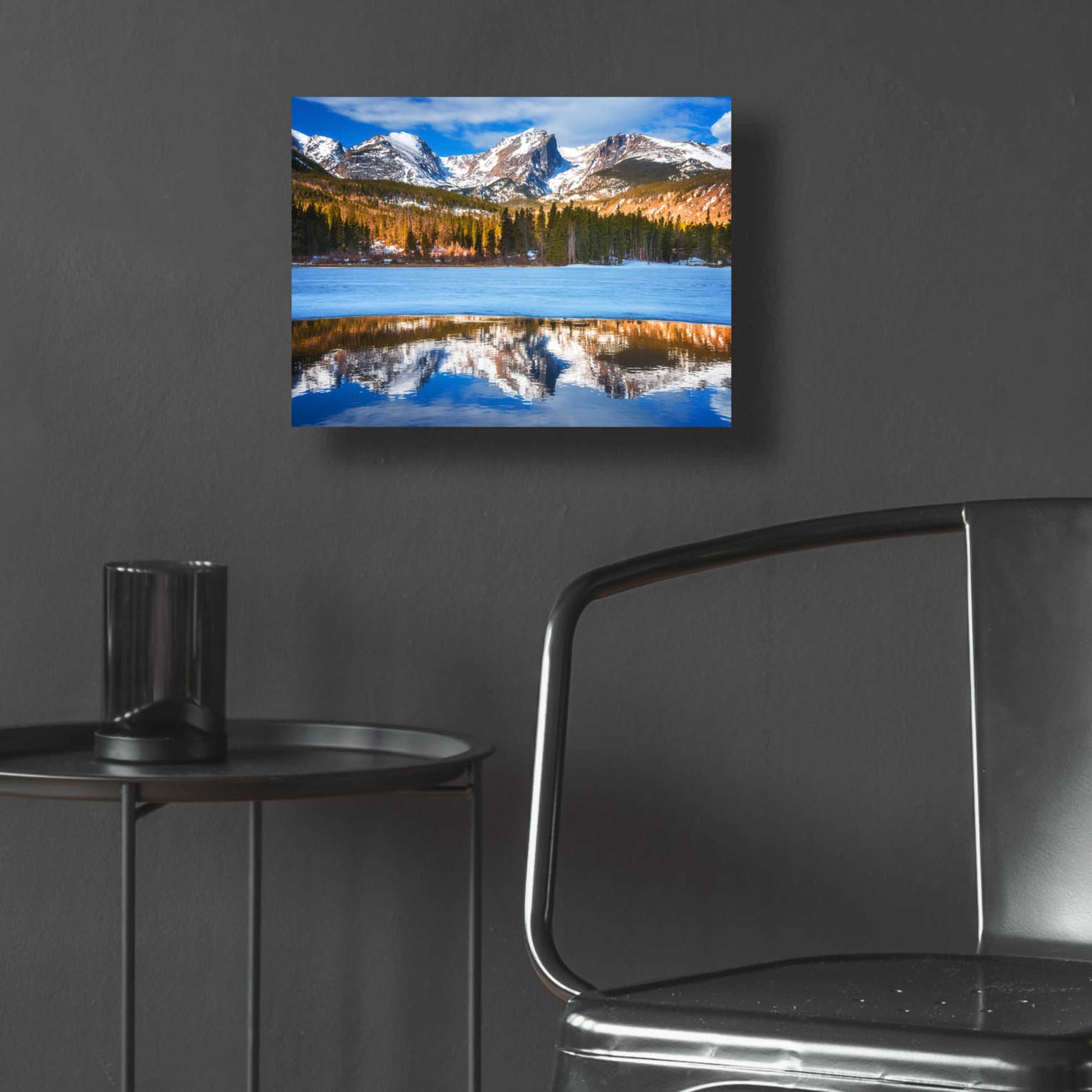 Epic Art 'Sprague Lake - Rocky Mountain National Park' by Darren White, Acrylic Glass Wall Art,16x12