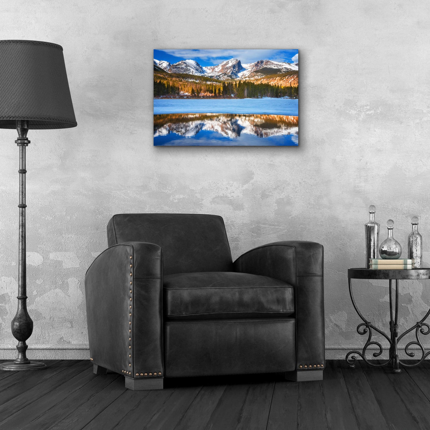 Epic Art 'Sprague Lake - Rocky Mountain National Park' by Darren White, Acrylic Glass Wall Art,24x16