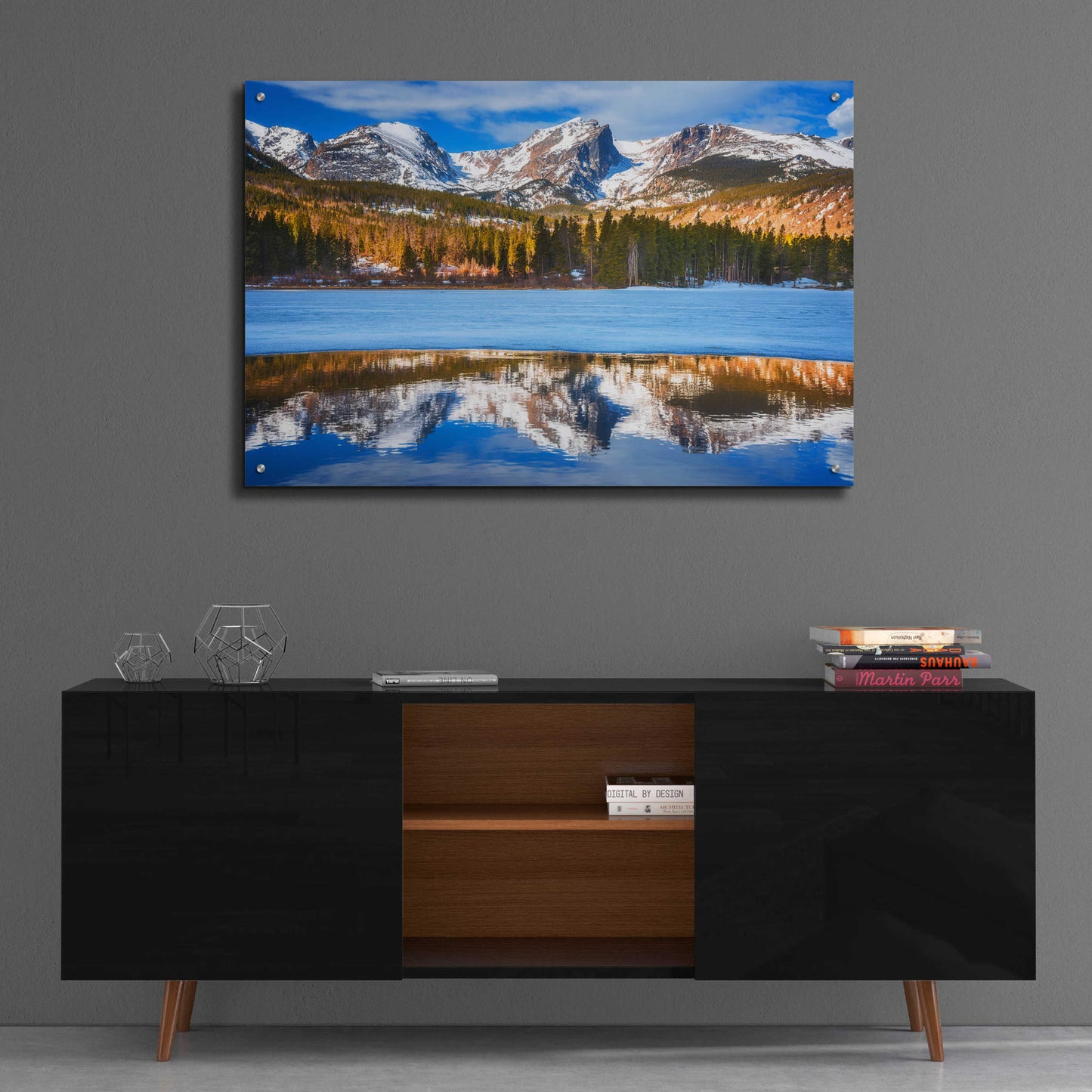 Epic Art 'Sprague Lake - Rocky Mountain National Park' by Darren White, Acrylic Glass Wall Art,36x24