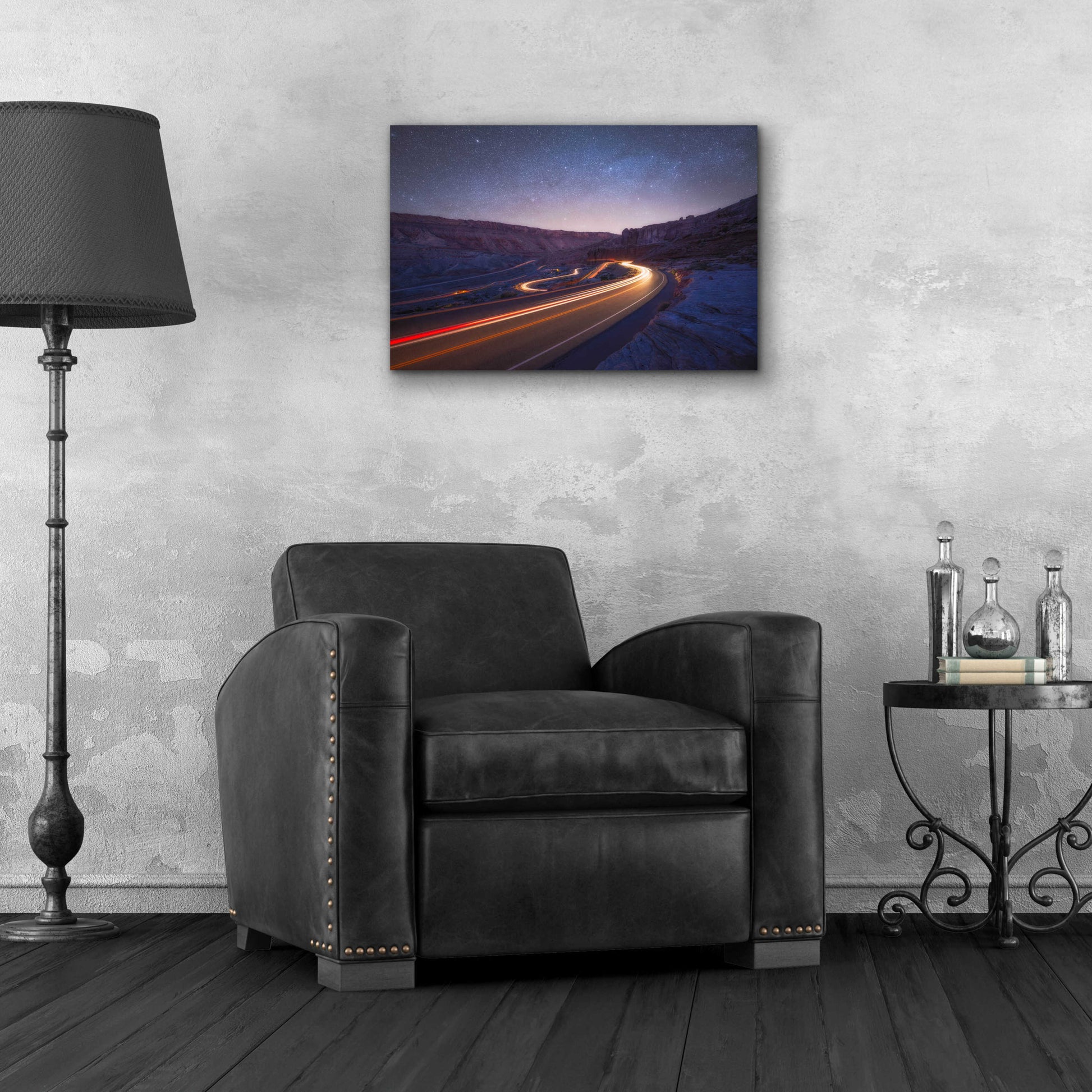 Epic Art 'Starlight Drive - Arches National Park' by Darren White, Acrylic Glass Wall Art,24x16