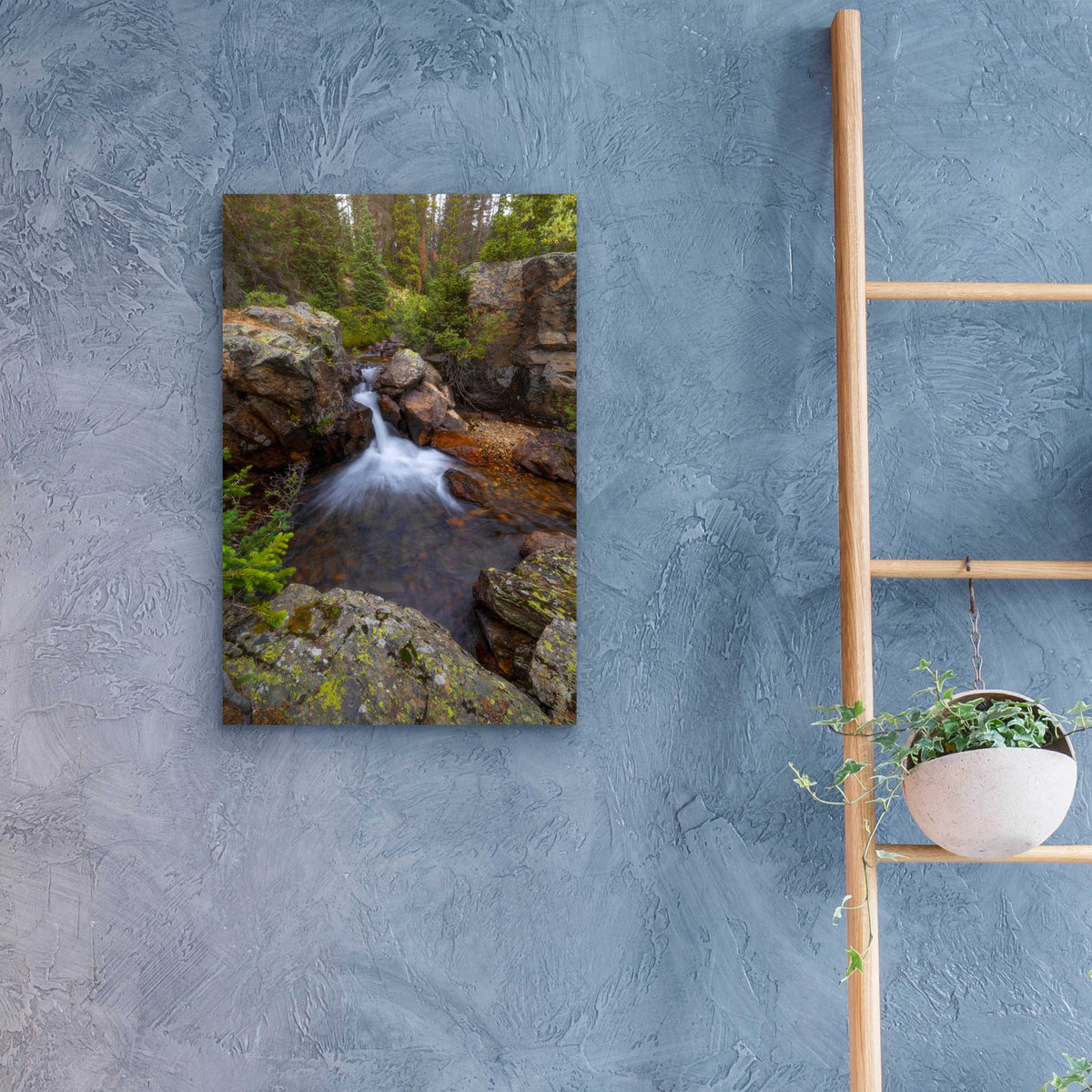 Epic Art 'Stream of Solitude - Rocky Mountain National Park' by Darren White, Acrylic Glass Wall Art,16x24