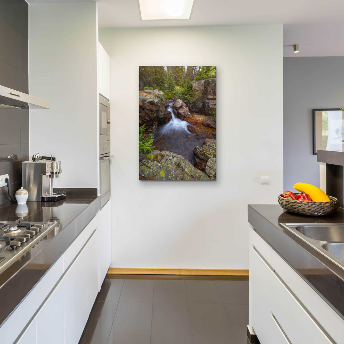 Epic Art 'Stream of Solitude - Rocky Mountain National Park' by Darren White, Acrylic Glass Wall Art,24x36