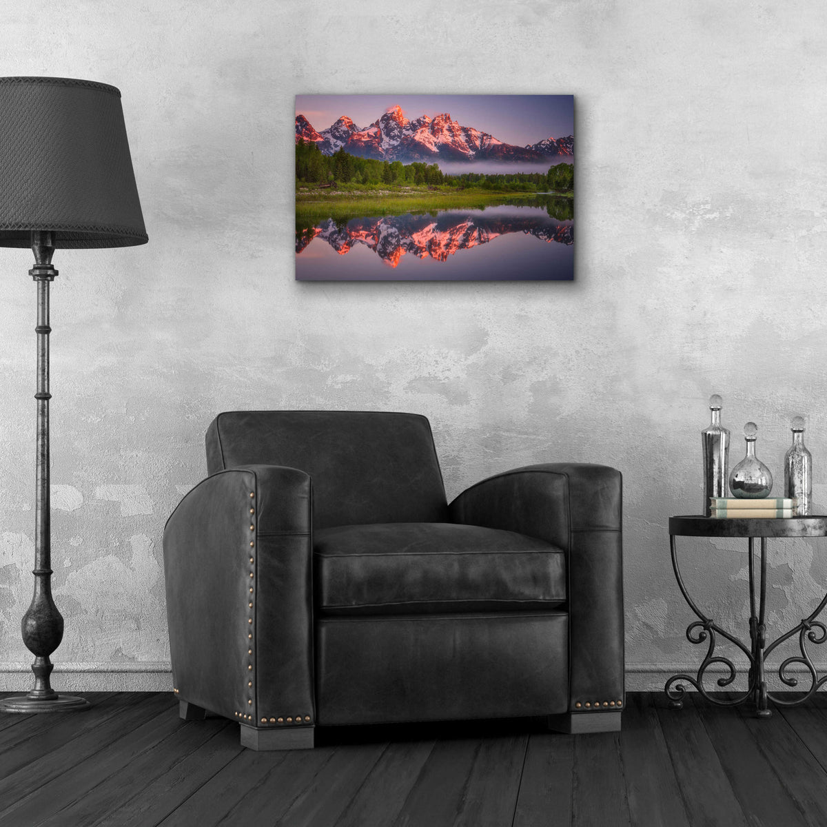 Epic Art 'Teton Awakening - Grand Teton National Park' by Darren White, Acrylic Glass Wall Art,24x16