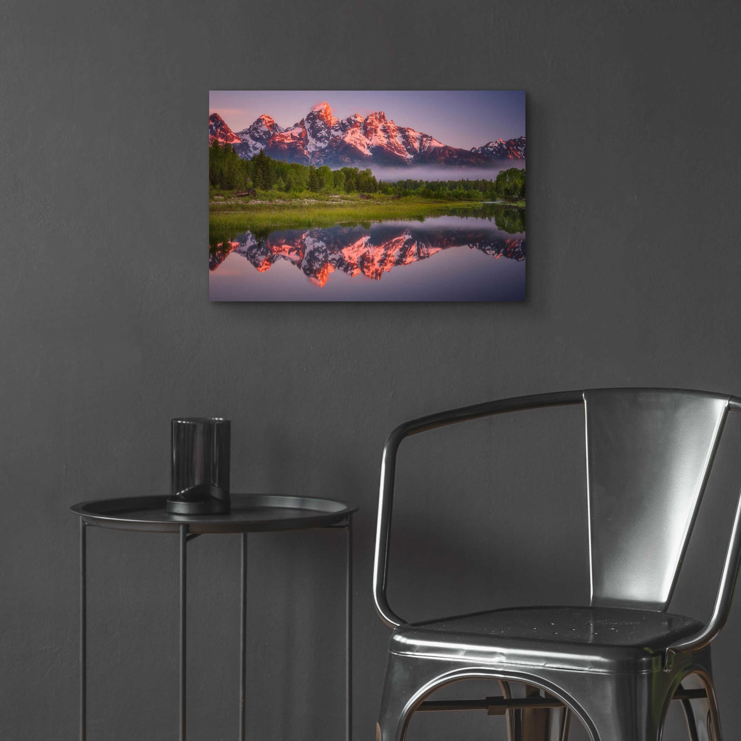 Epic Art 'Teton Awakening - Grand Teton National Park' by Darren White, Acrylic Glass Wall Art,24x16
