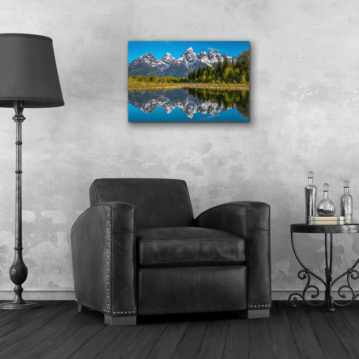 Epic Art 'Tetons in Color - Grand Teton National Park' by Darren White, Acrylic Glass Wall Art,24x16