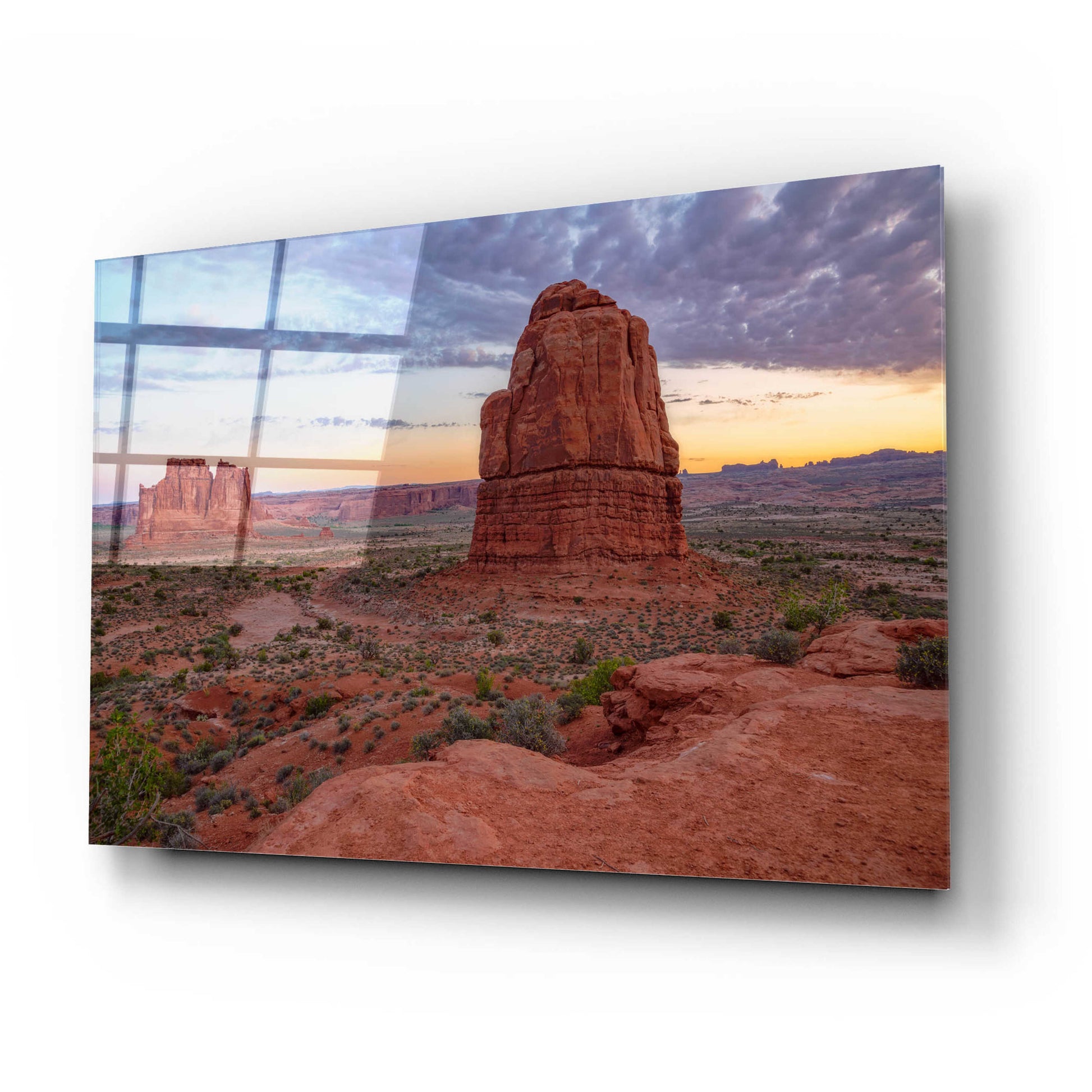 Epic Art 'Valley Views - Arches National Park' by Darren White, Acrylic Glass Wall Art,24x16