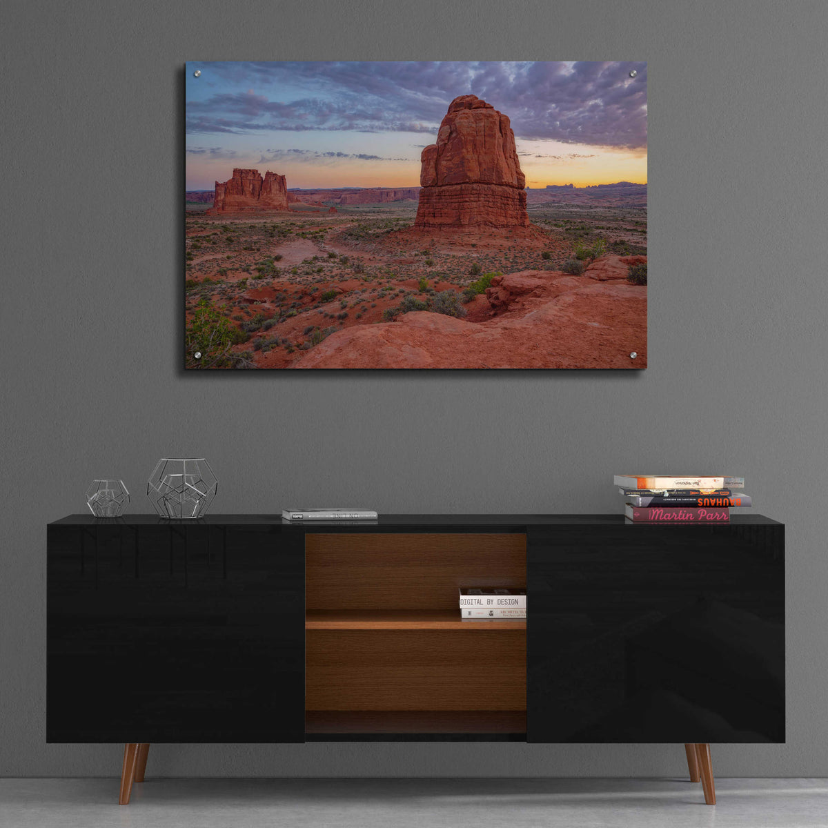 Epic Art 'Valley Views - Arches National Park' by Darren White, Acrylic Glass Wall Art,36x24