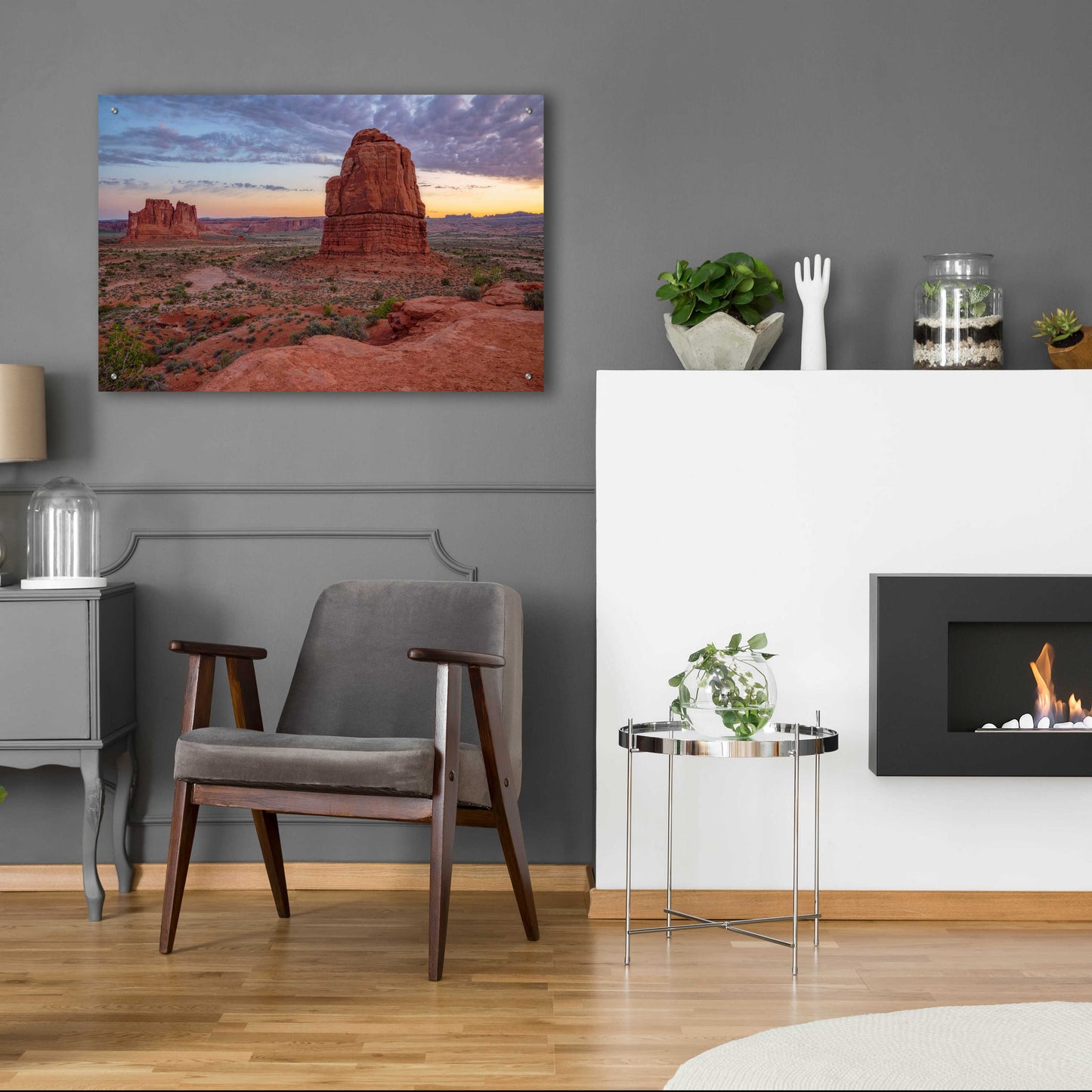 Epic Art 'Valley Views - Arches National Park' by Darren White, Acrylic Glass Wall Art,36x24