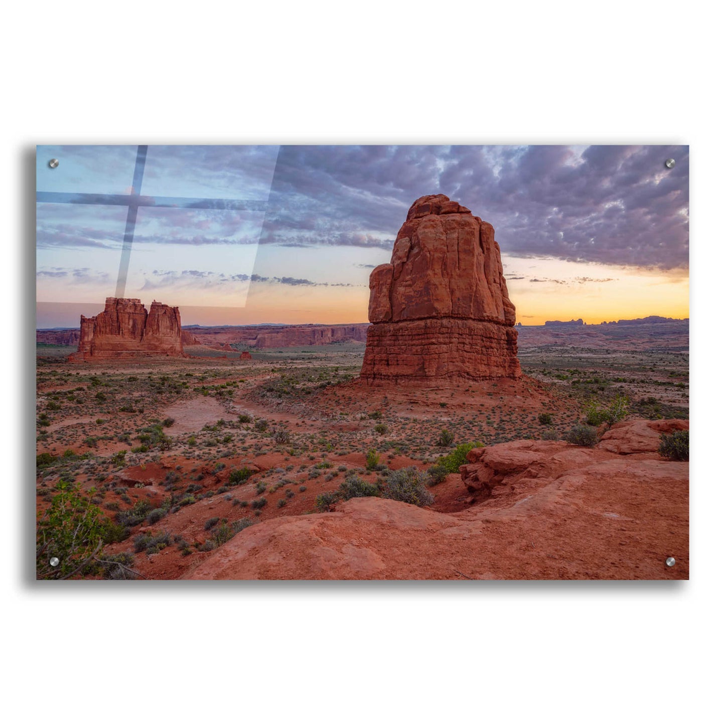 Epic Art 'Valley Views - Arches National Park' by Darren White, Acrylic Glass Wall Art,36x24