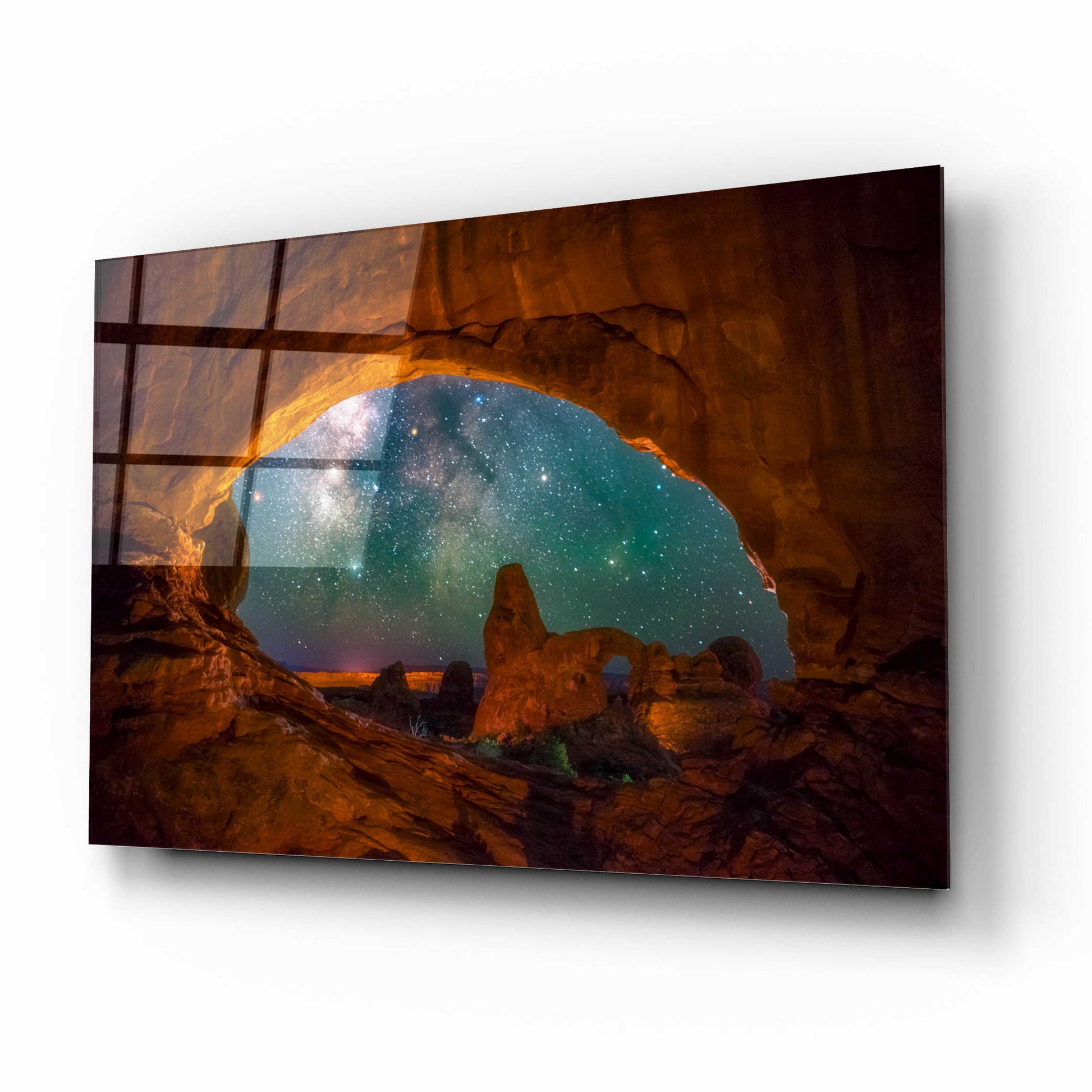 Epic Art 'Window to the Heavens - Arches National Park' by Darren White, Acrylic Glass Wall Art,16x12