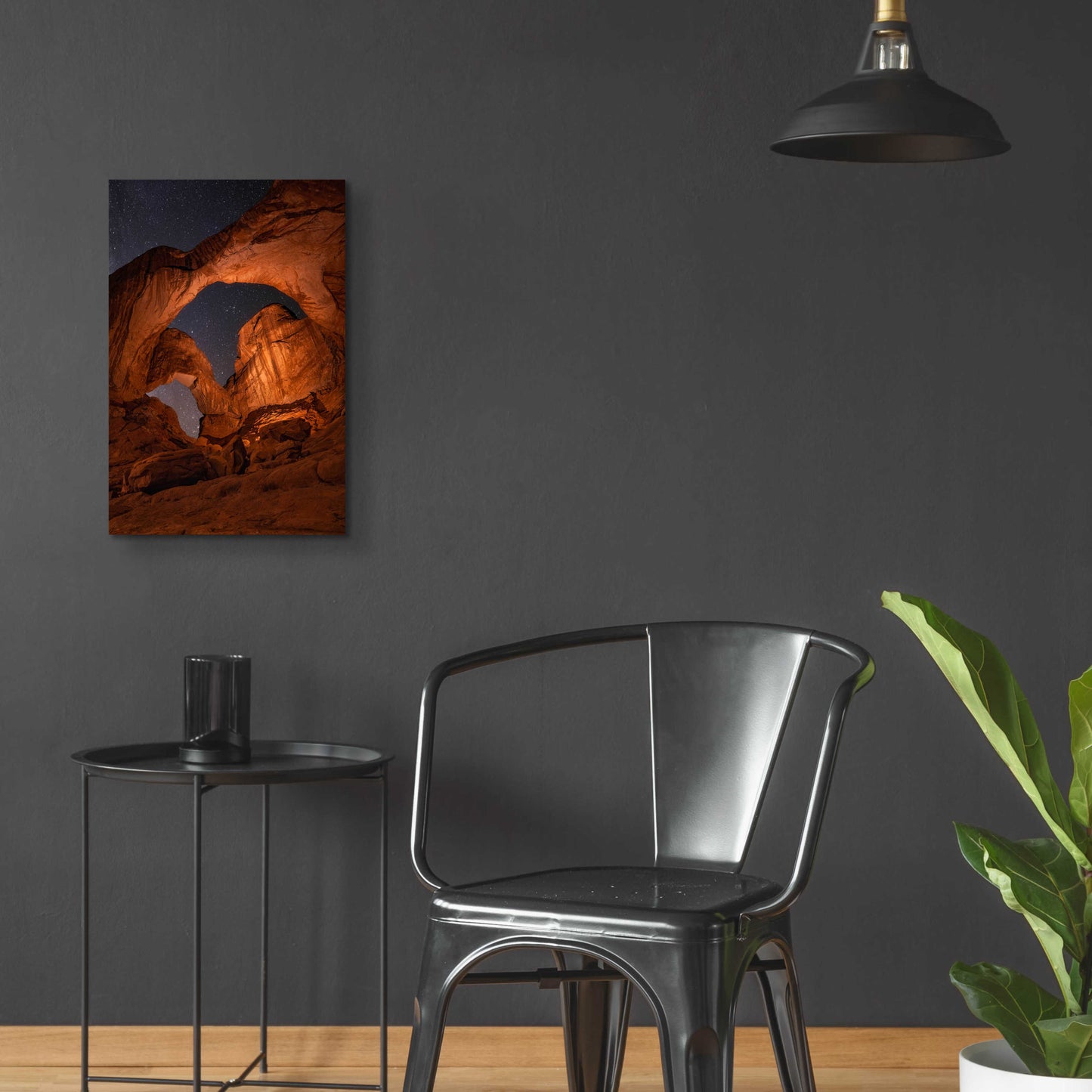 Epic Art 'Wonders of the Night - Arches National Park' by Darren White, Acrylic Glass Wall Art,16x24