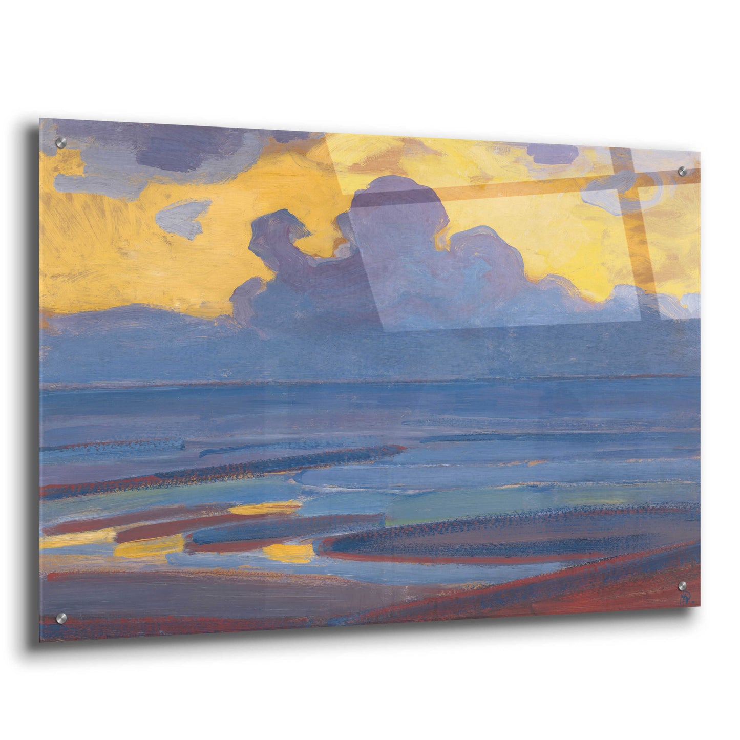 Epic Art 'By the Sea-1909' by Piet Mondrian, Acrylic Glass Wall Art,36x24