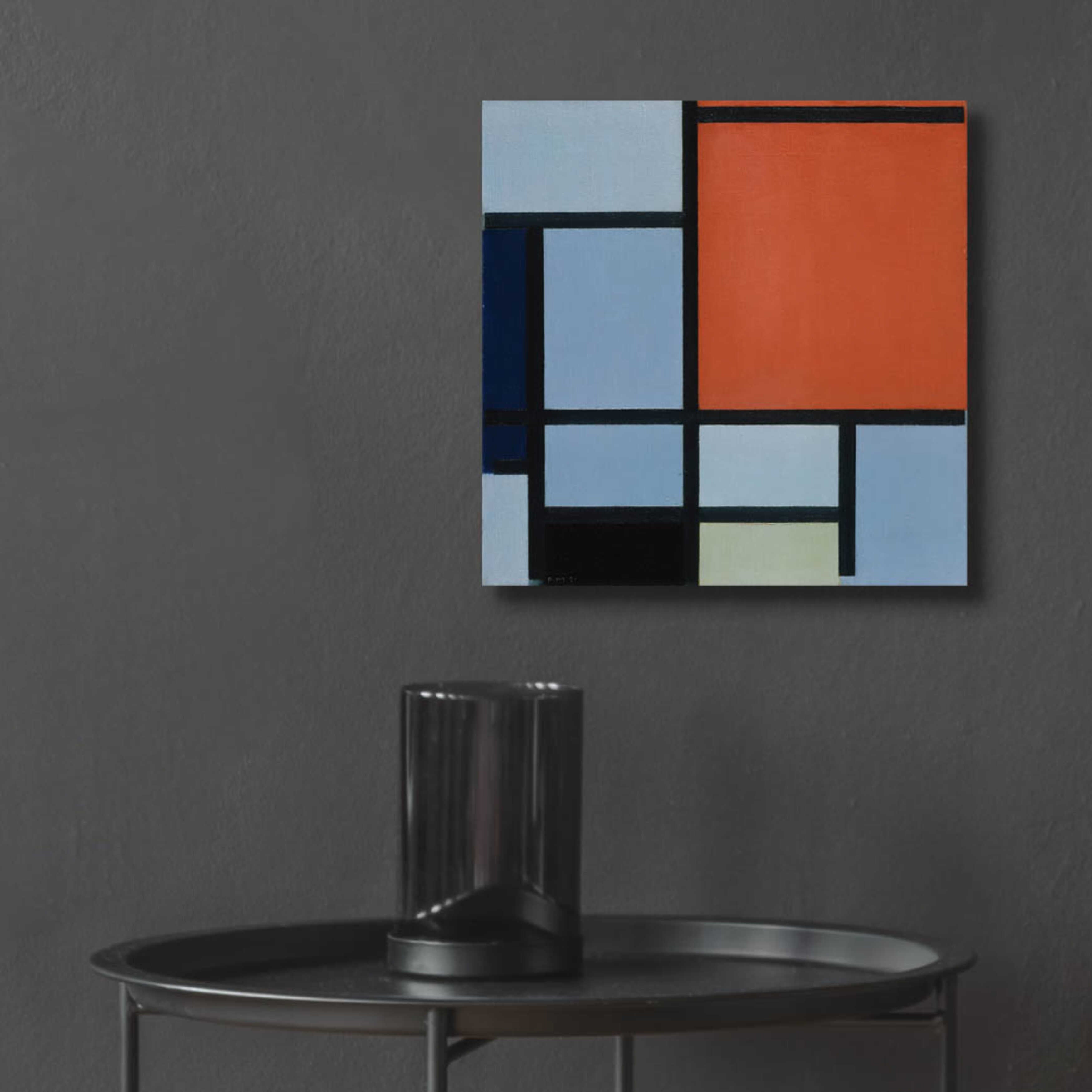 Epic Art 'Composition 1921' by Piet Mondrian, Acrylic Glass Wall