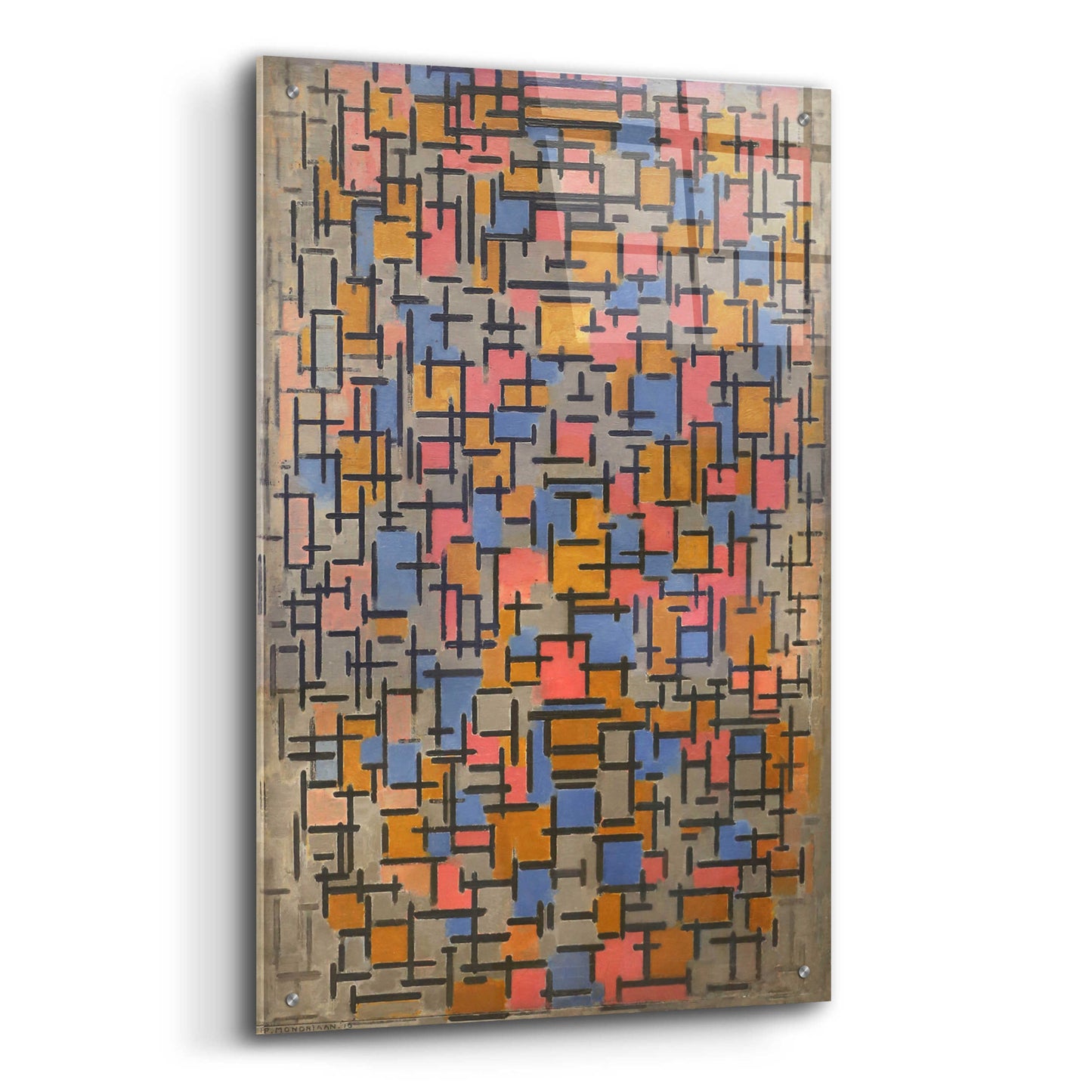 Epic Art 'Composizione, 1916' by Piet Mondrian, Acrylic Glass Wall Art,24x36