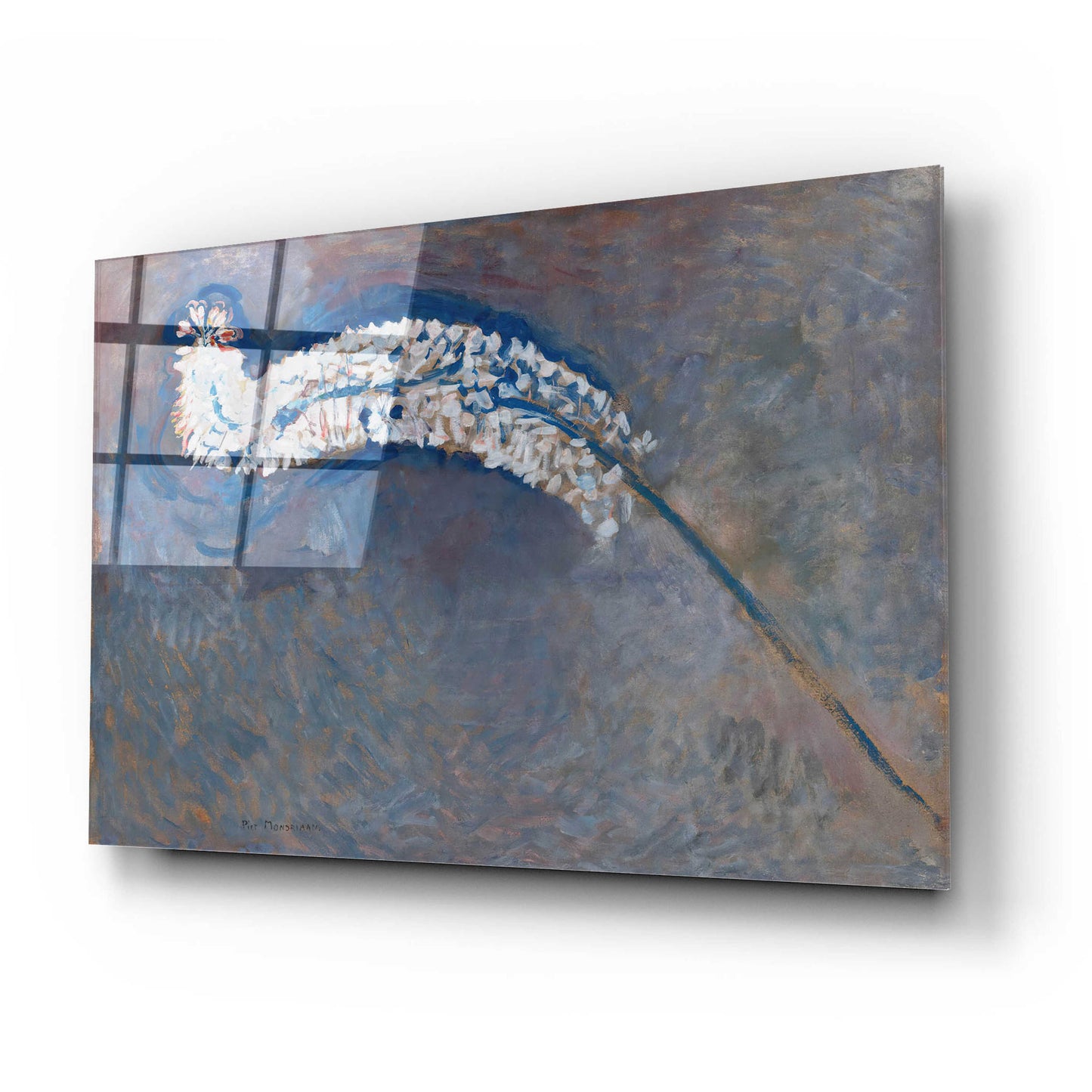 Epic Art 'Foxtail Lily' by Piet Mondrian, Acrylic Glass Wall Art,24x16