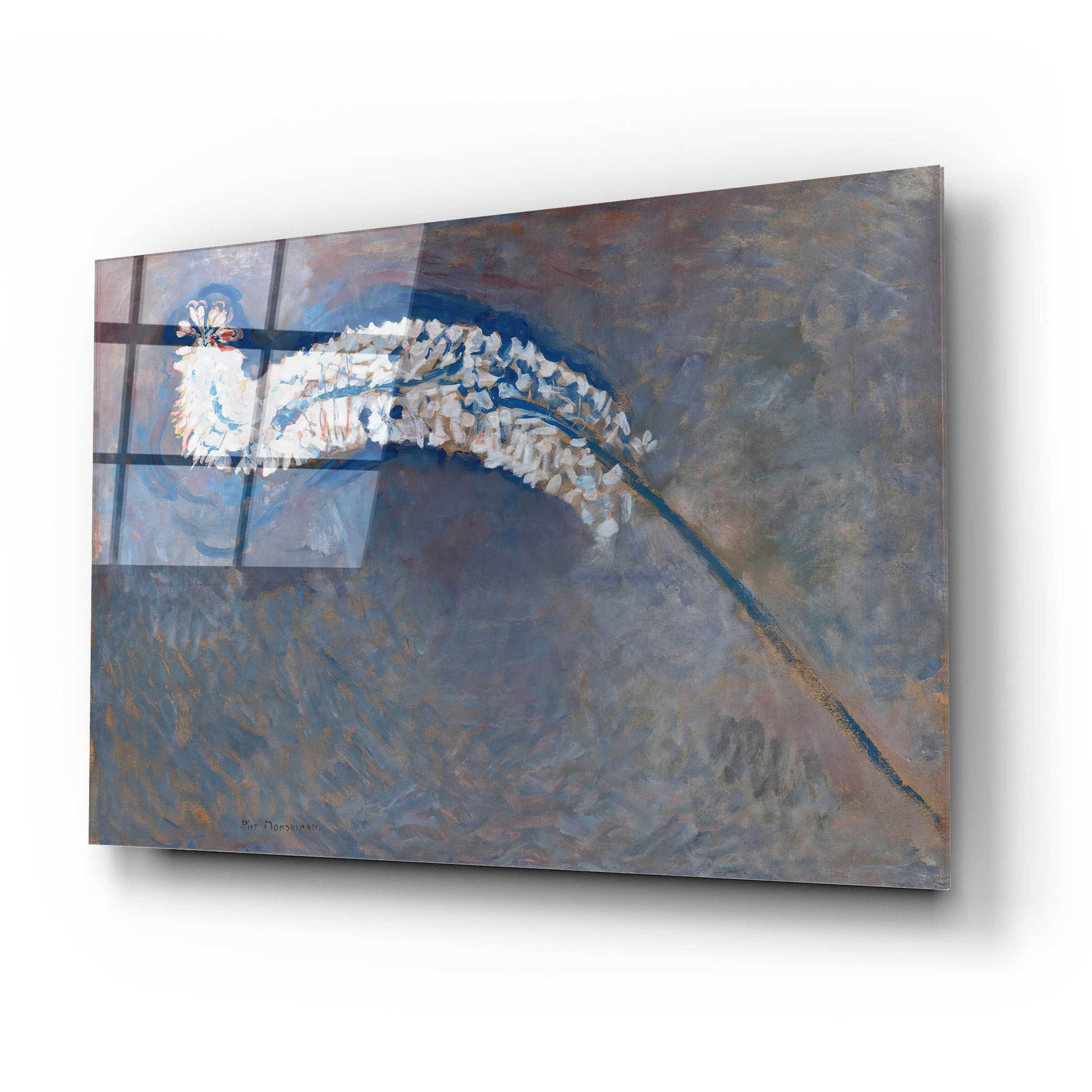 Epic Art 'Foxtail Lily' by Piet Mondrian, Acrylic Glass Wall Art,24x16