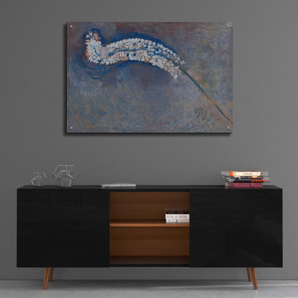 Epic Art 'Foxtail Lily' by Piet Mondrian, Acrylic Glass Wall Art,36x24