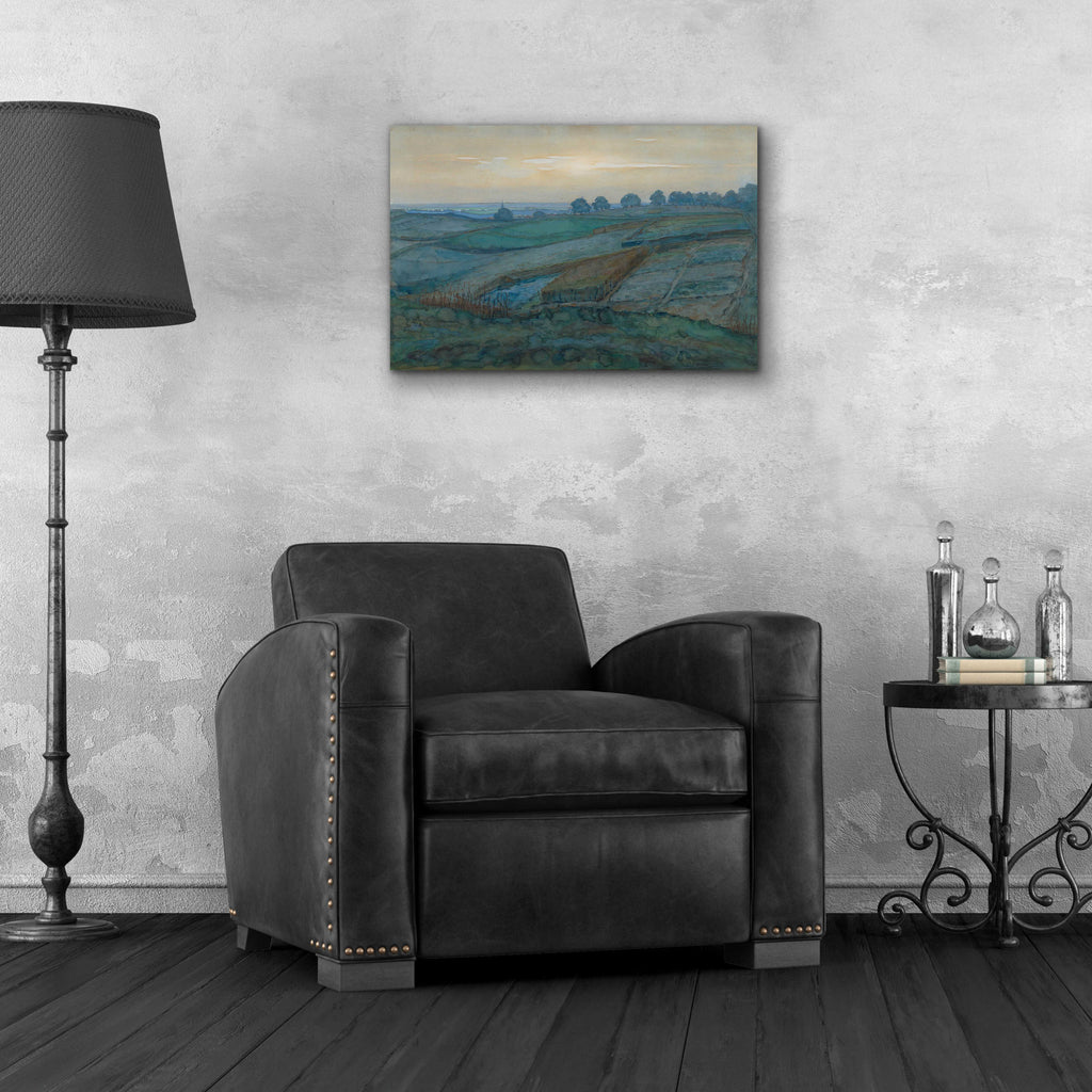 Epic Art 'Landscape near Arnhem, 1900–1901' by Piet Mondrian, Acrylic Glass Wall Art,24x16
