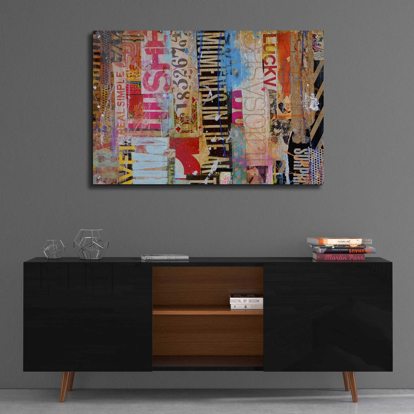 Epic Art 'Metro Mix 21 I' by Erin Ashley, Acrylic Glass Wall Art,36x24