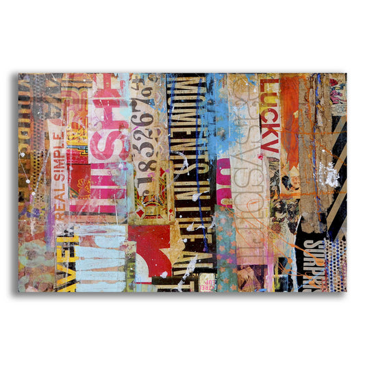 Epic Art 'Metro Mix 21 I' by Erin Ashley, Acrylic Glass Wall Art