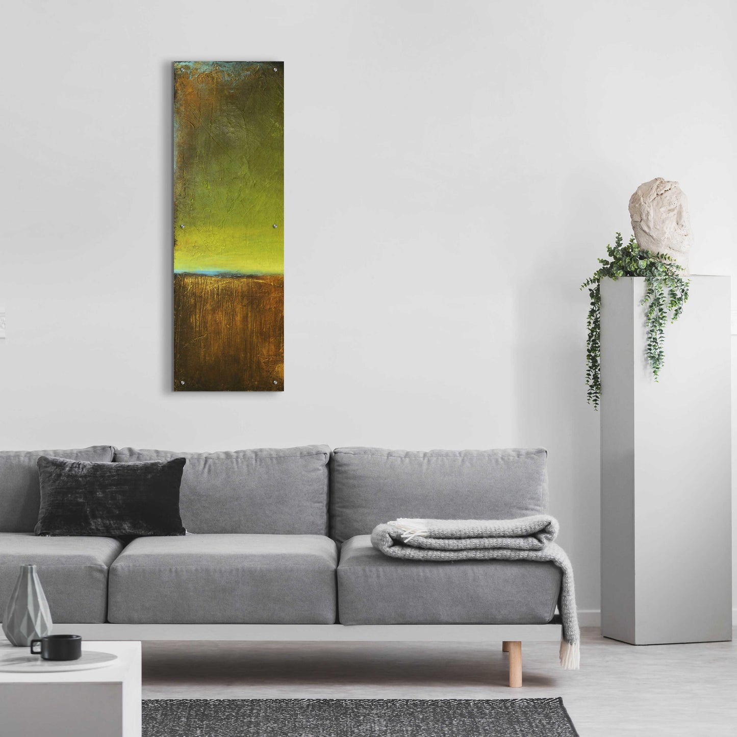 Epic Art 'Antigua Bay I' by Erin Ashley, Acrylic Glass Wall Art,16x48