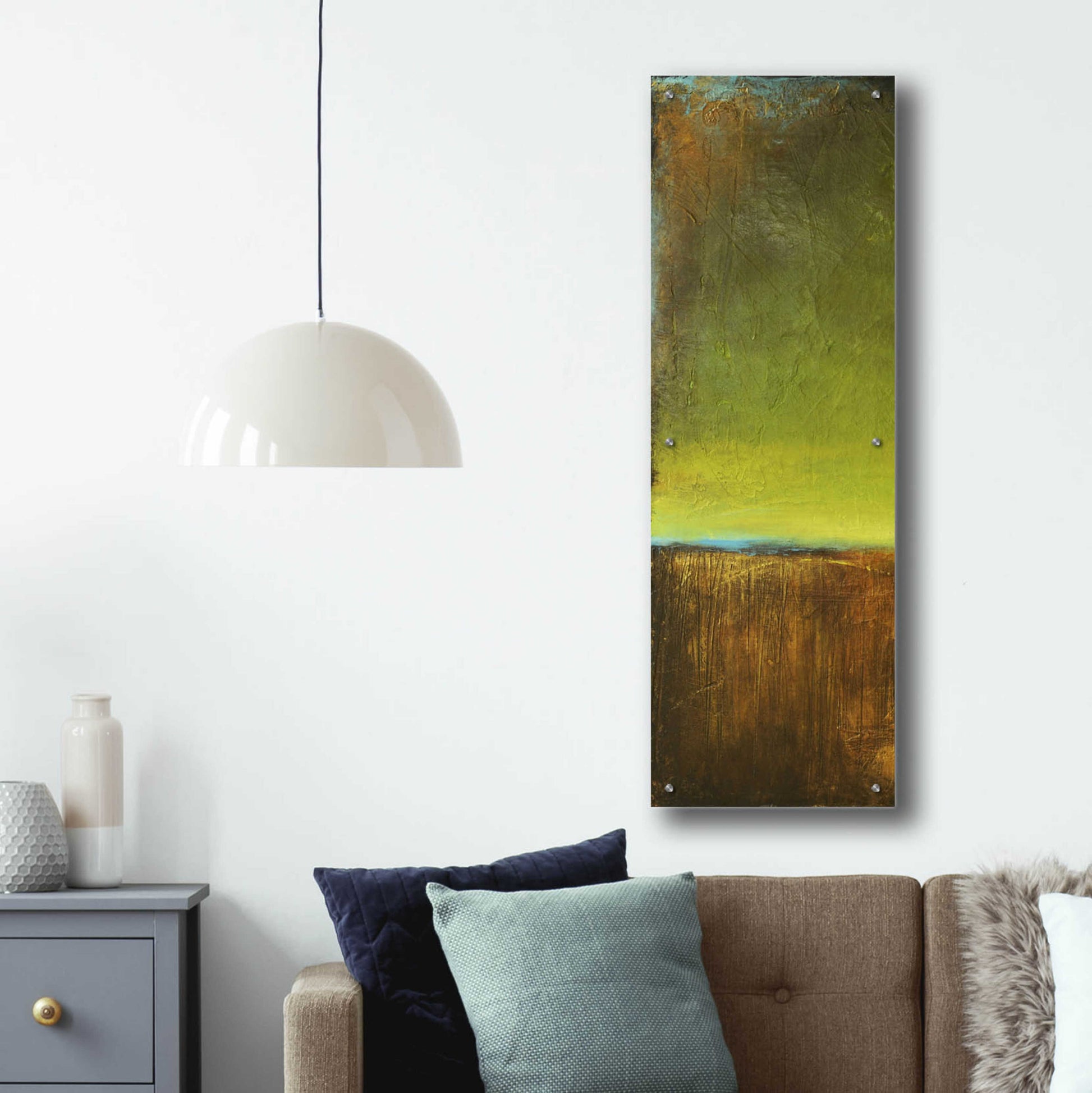 Epic Art 'Antigua Bay I' by Erin Ashley, Acrylic Glass Wall Art,16x48