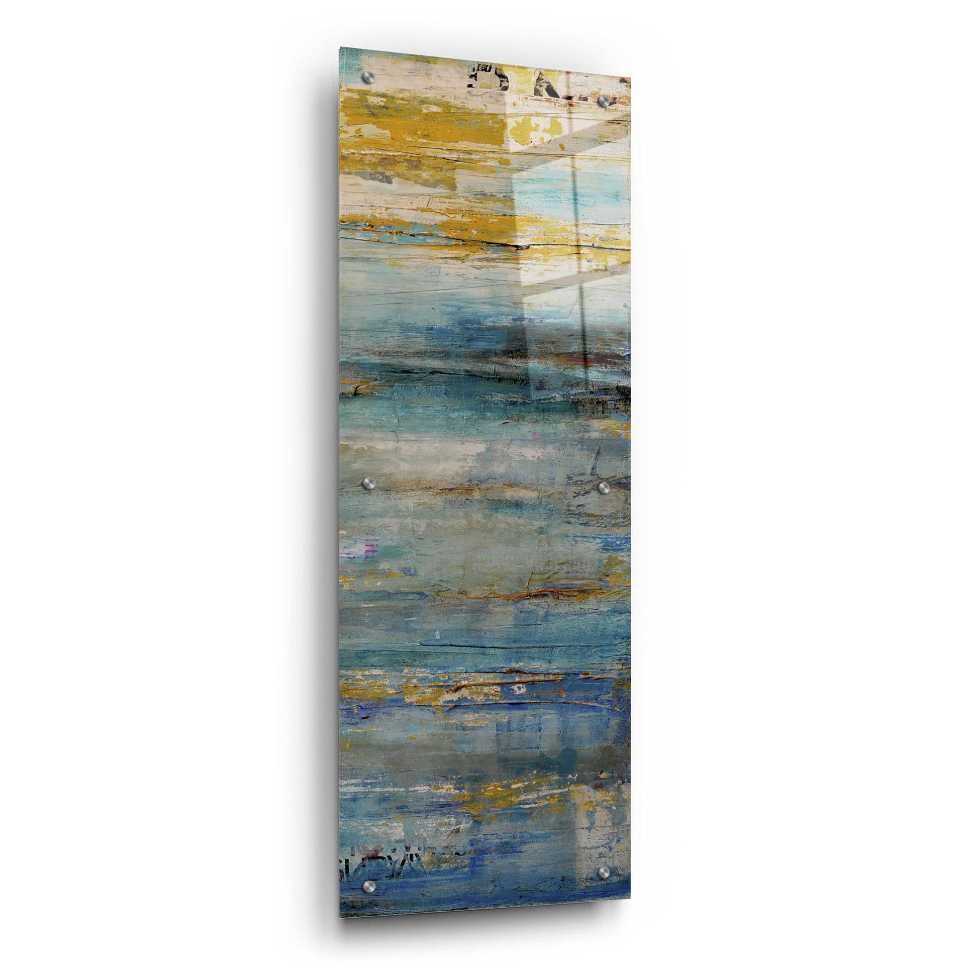 Epic Art 'Beyond the Sea II' by Erin Ashley, Acrylic Glass Wall Art,12x36