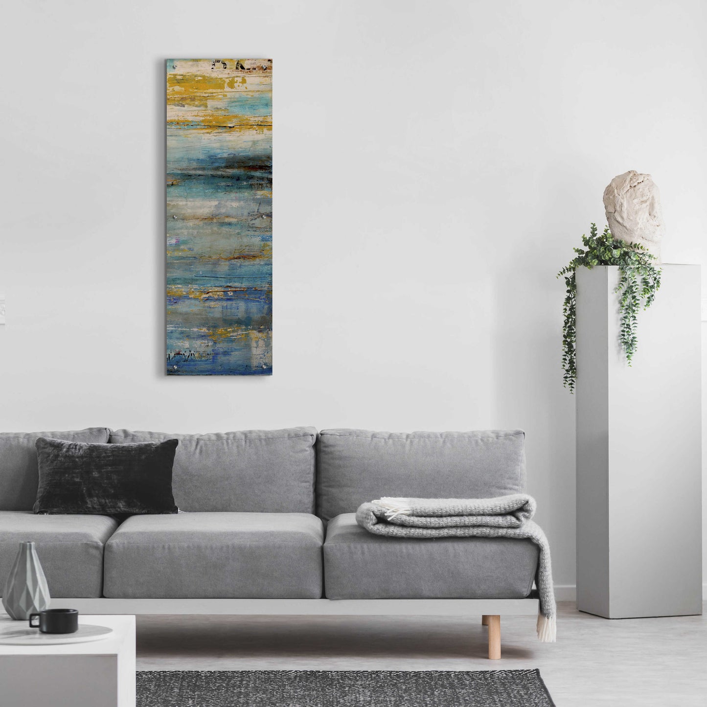 Epic Art 'Beyond the Sea II' by Erin Ashley, Acrylic Glass Wall Art,16x48