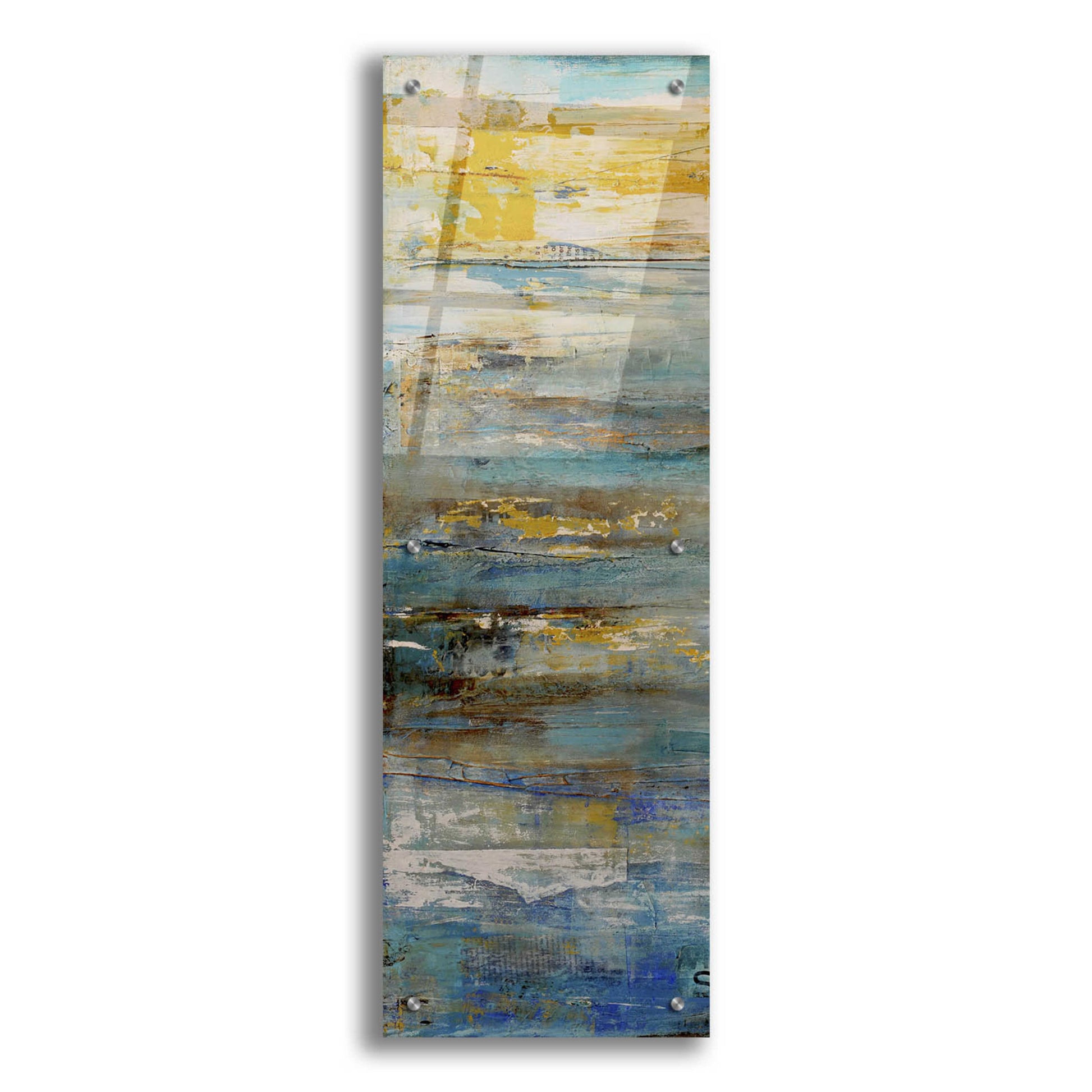 Epic Art 'Beyond the Sea I' by Erin Ashley, Acrylic Glass Wall Art,12x36