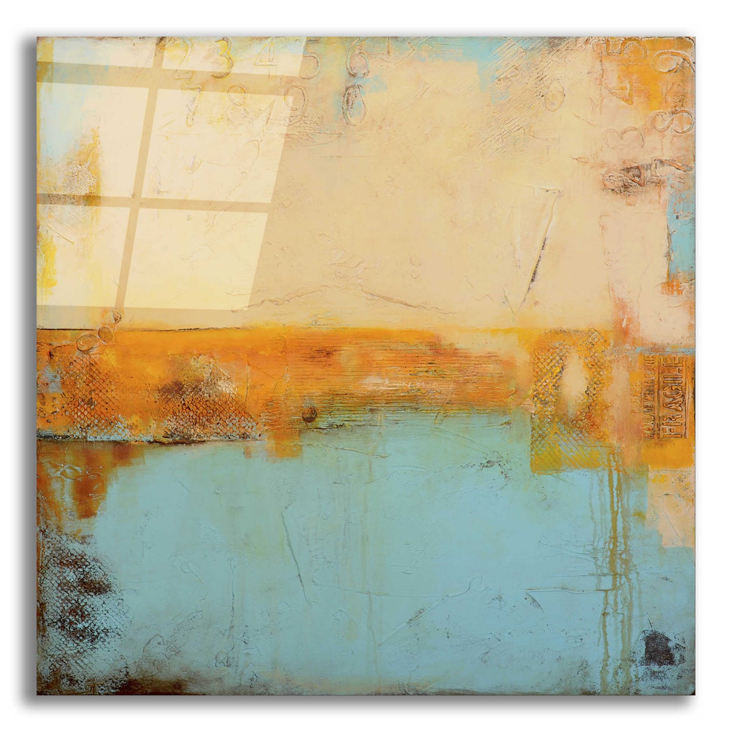 Epic Art 'Bay of Noons' by Erin Ashley, Acrylic Glass Wall Art,12x12