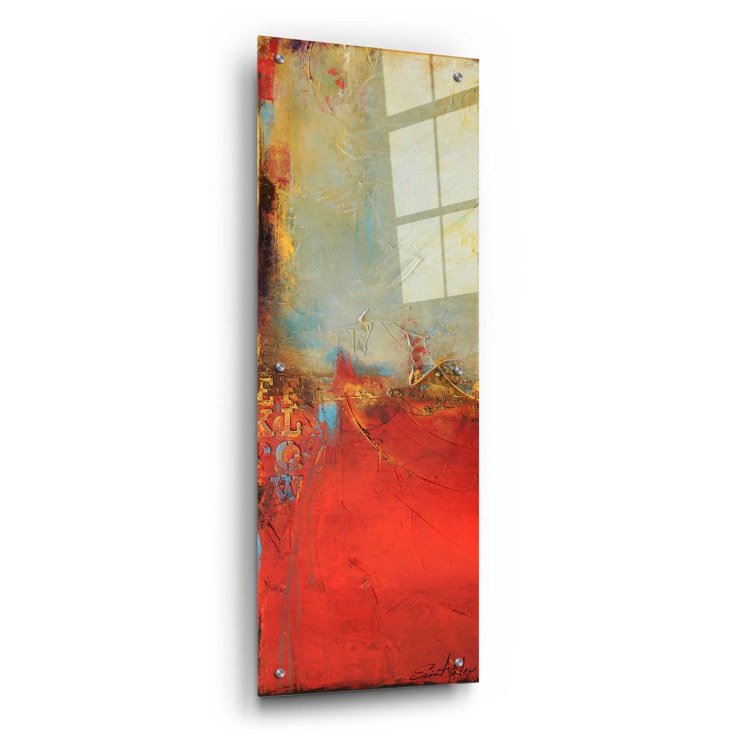 Epic Art 'Chicago St. Rush I' by Erin Ashley, Acrylic Glass Wall Art,12x36