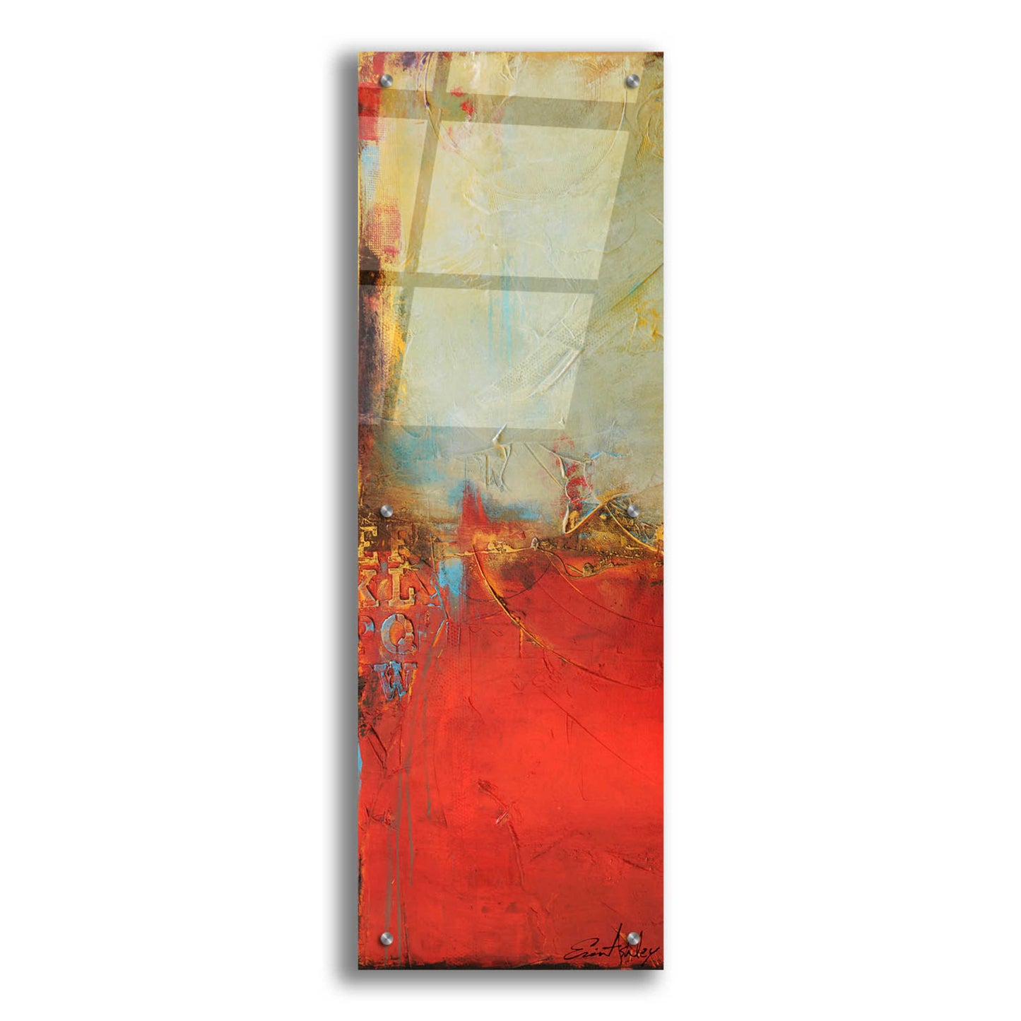 Epic Art 'Chicago St. Rush I' by Erin Ashley, Acrylic Glass Wall Art,12x36