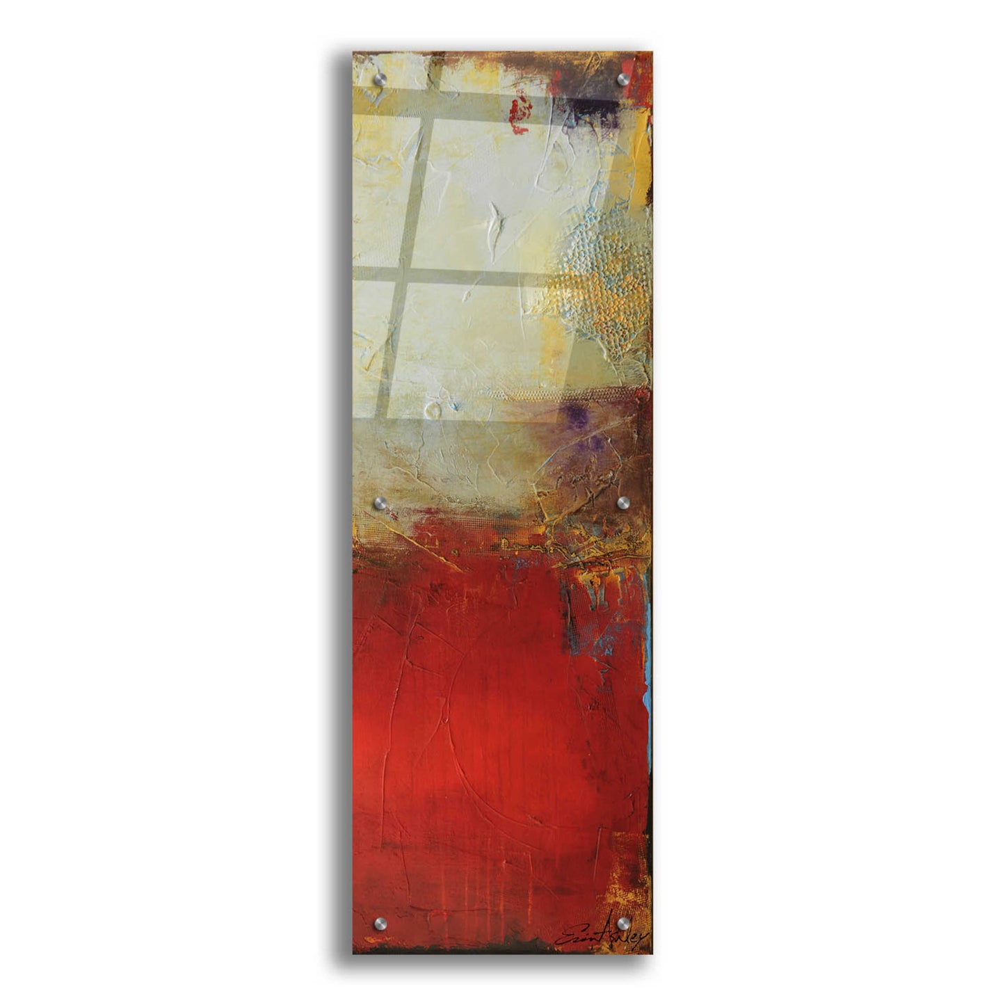 Epic Art 'Chicago St. Rush II' by Erin Ashley, Acrylic Glass Wall Art,12x36